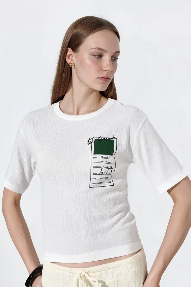 BDART Printed Crew Neck Short Sleeve T-Shirt