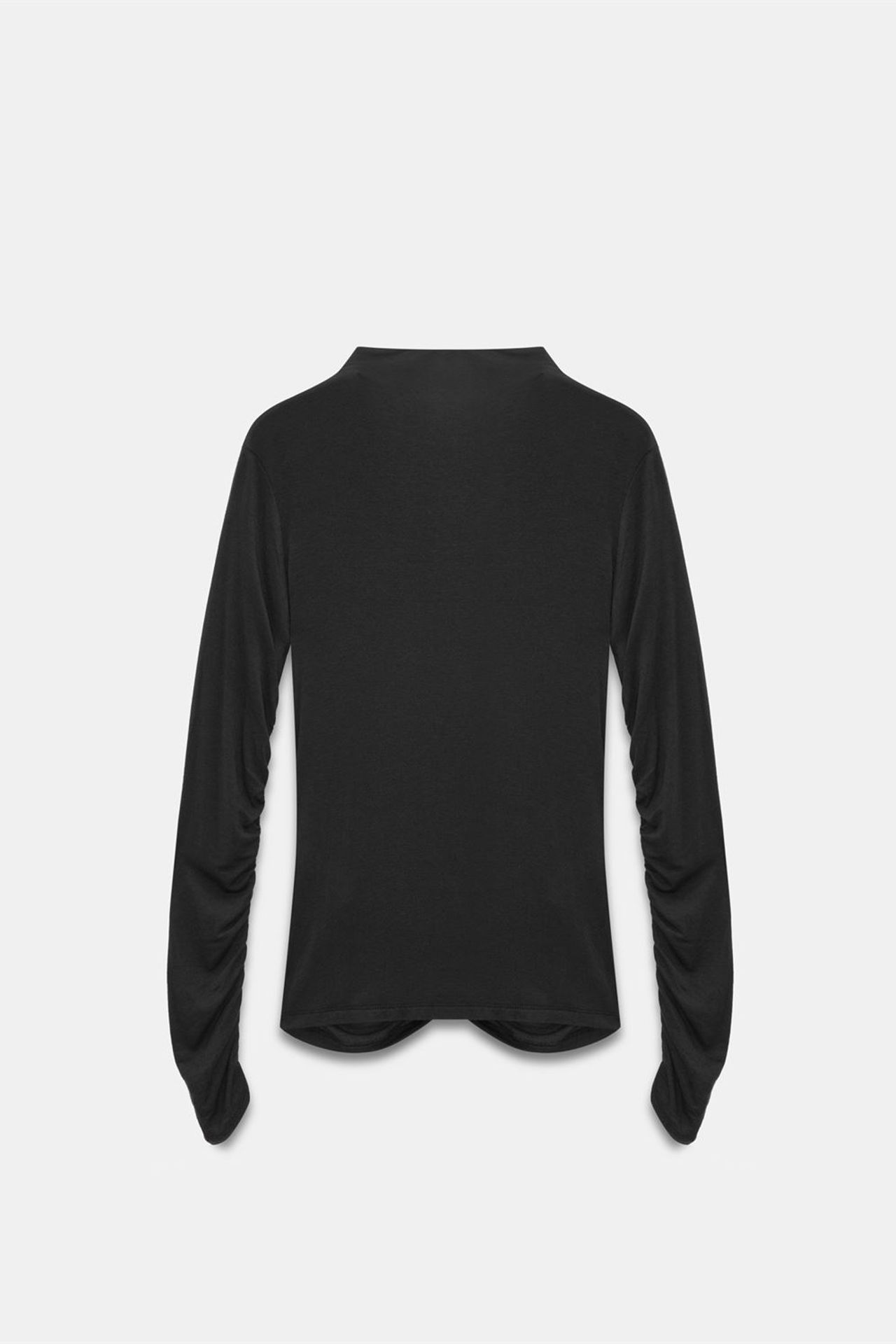 DILVIN Dar Kesim Uzun Kollu Jersey Bluz 7