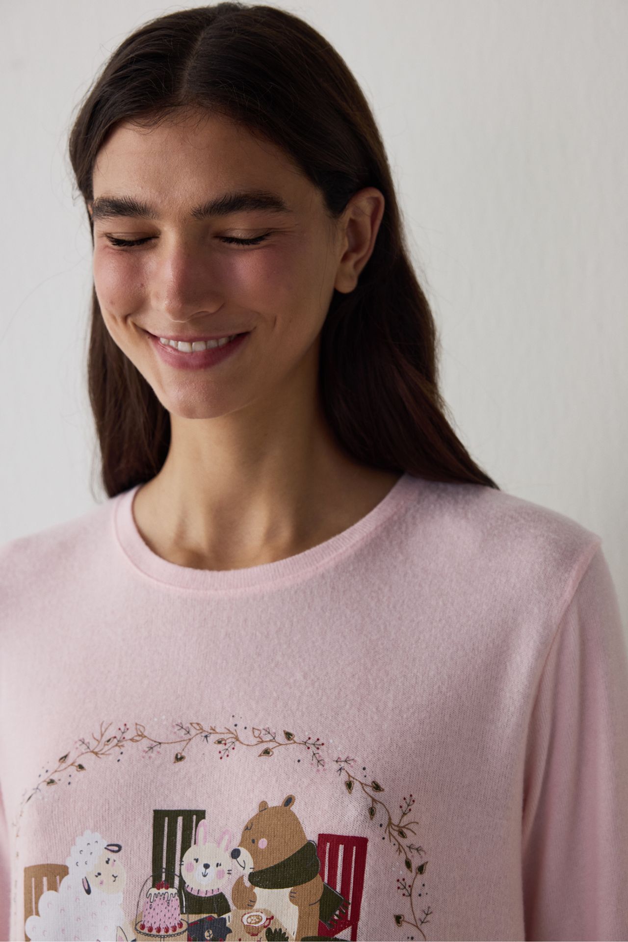 PENTI Good Mood Thermal Effect Pajama Top 3