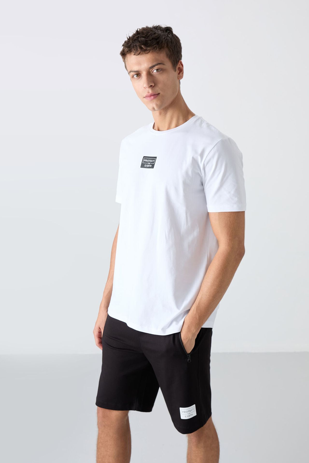 TOMMY Printed Cotton Jersey T-Shirt And Shorts Set 3