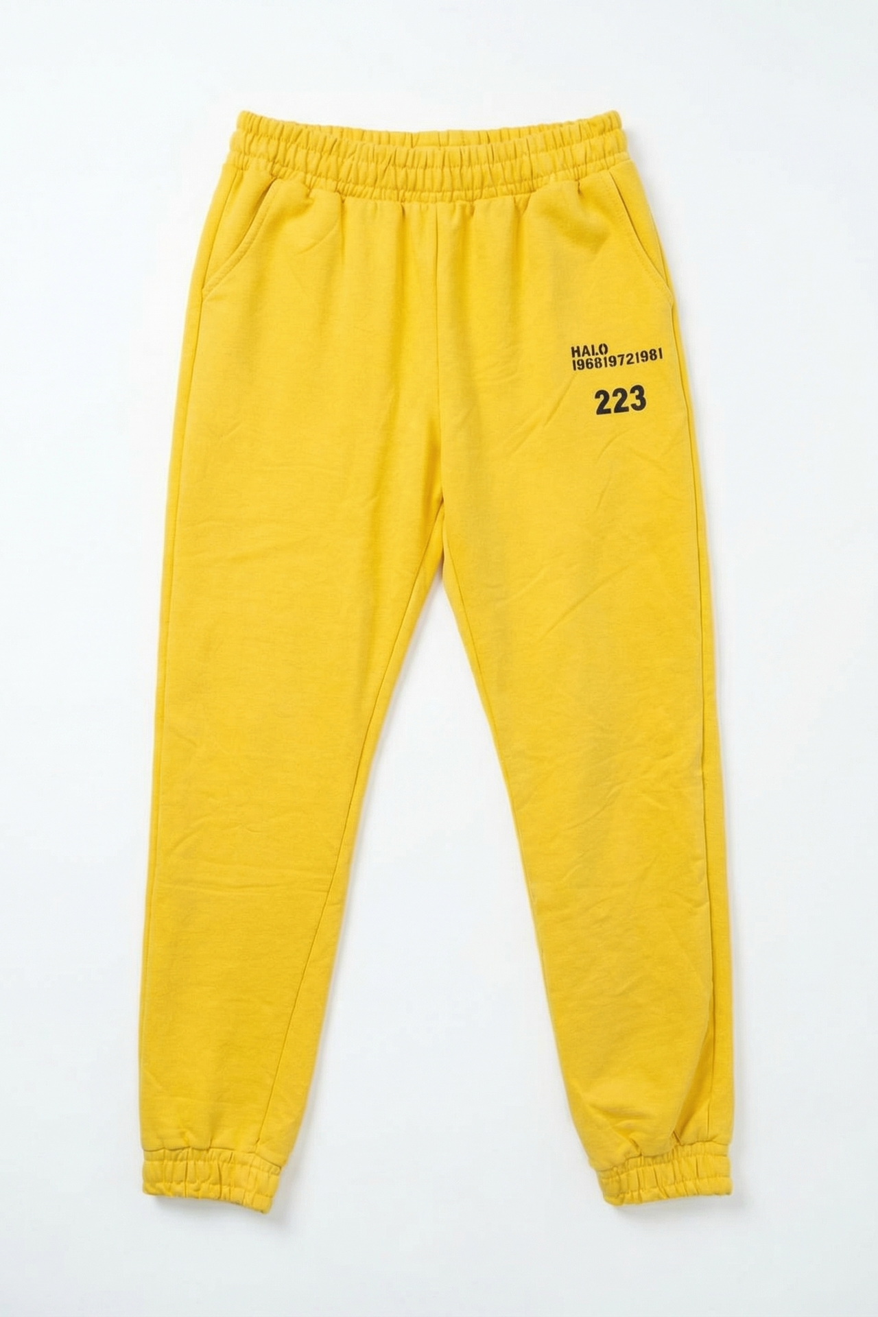 MY FASHION Mid-Waist Printed Cotton Lycra Joggers 6