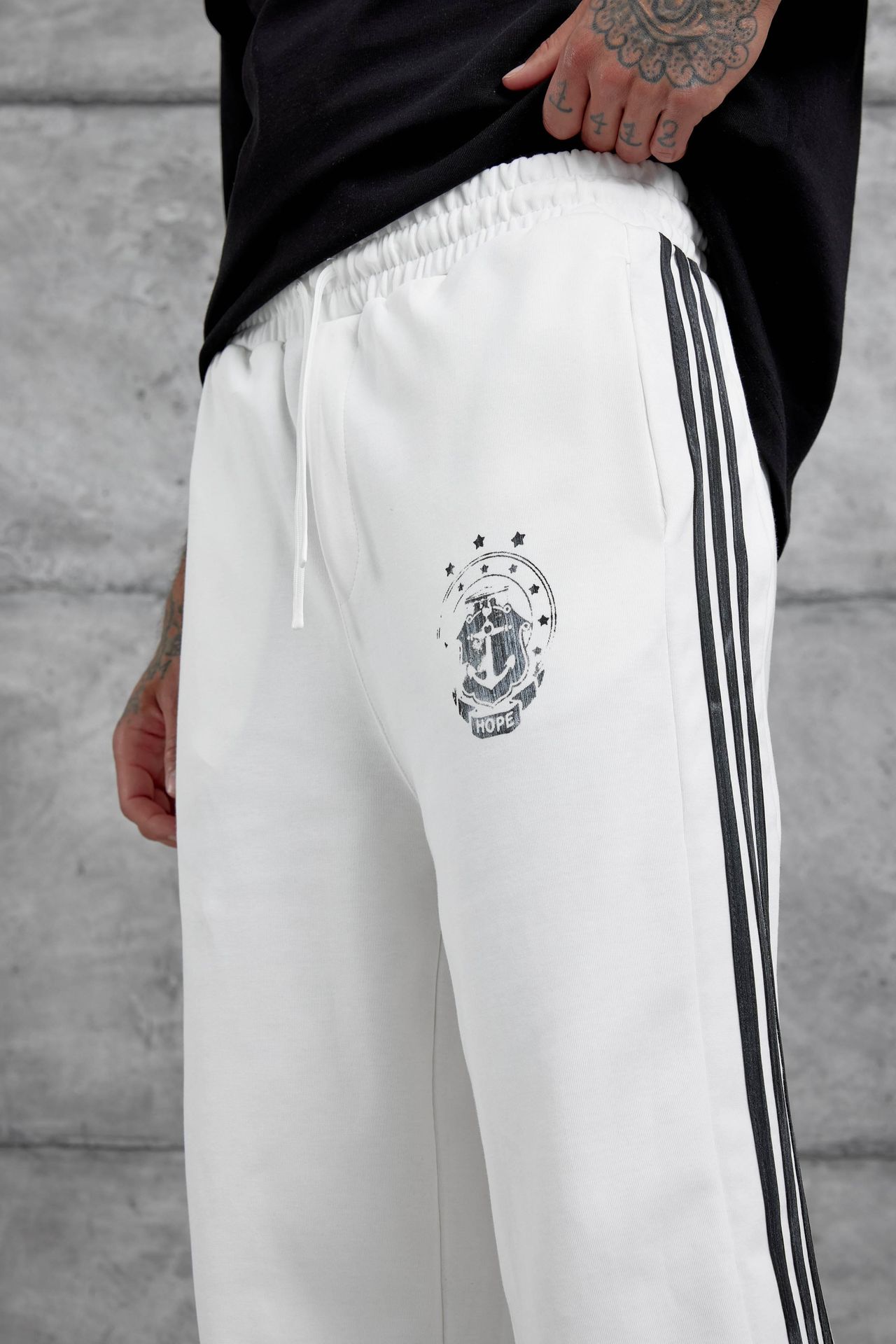 NOMARC Striped Loose Wide-Leg Joggers 2