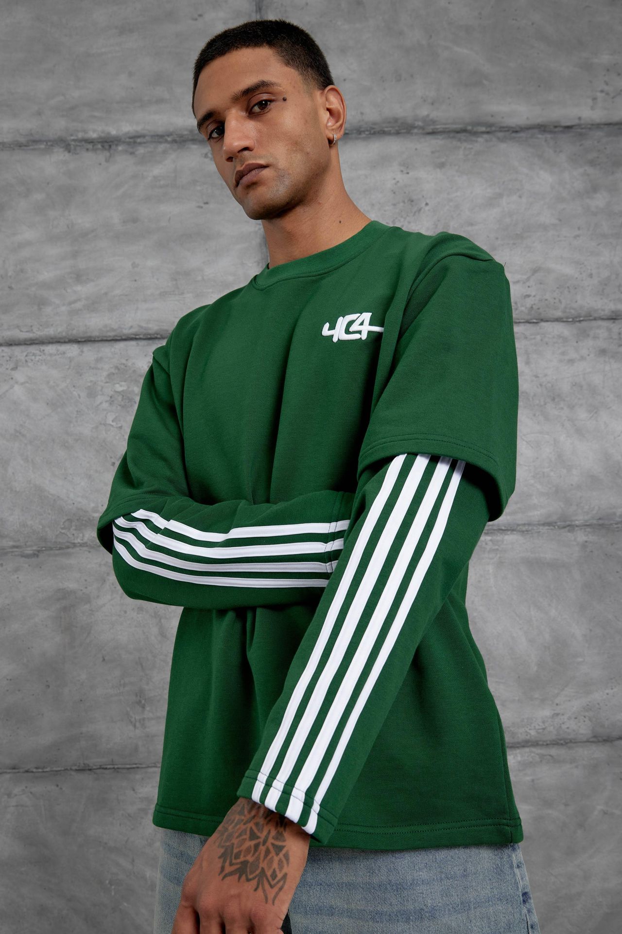 NOMARC Regular Kalıp Bisiklet Yaka Sweatshirt 2