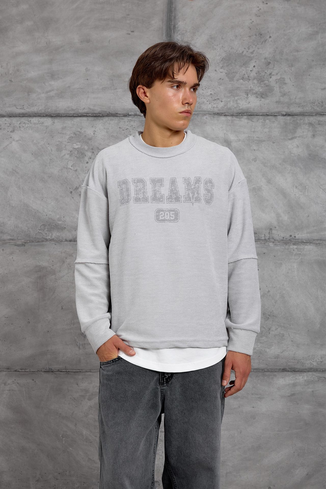 NOMARC Regular Kalıp Bisiklet Yaka Sweatshirt 1