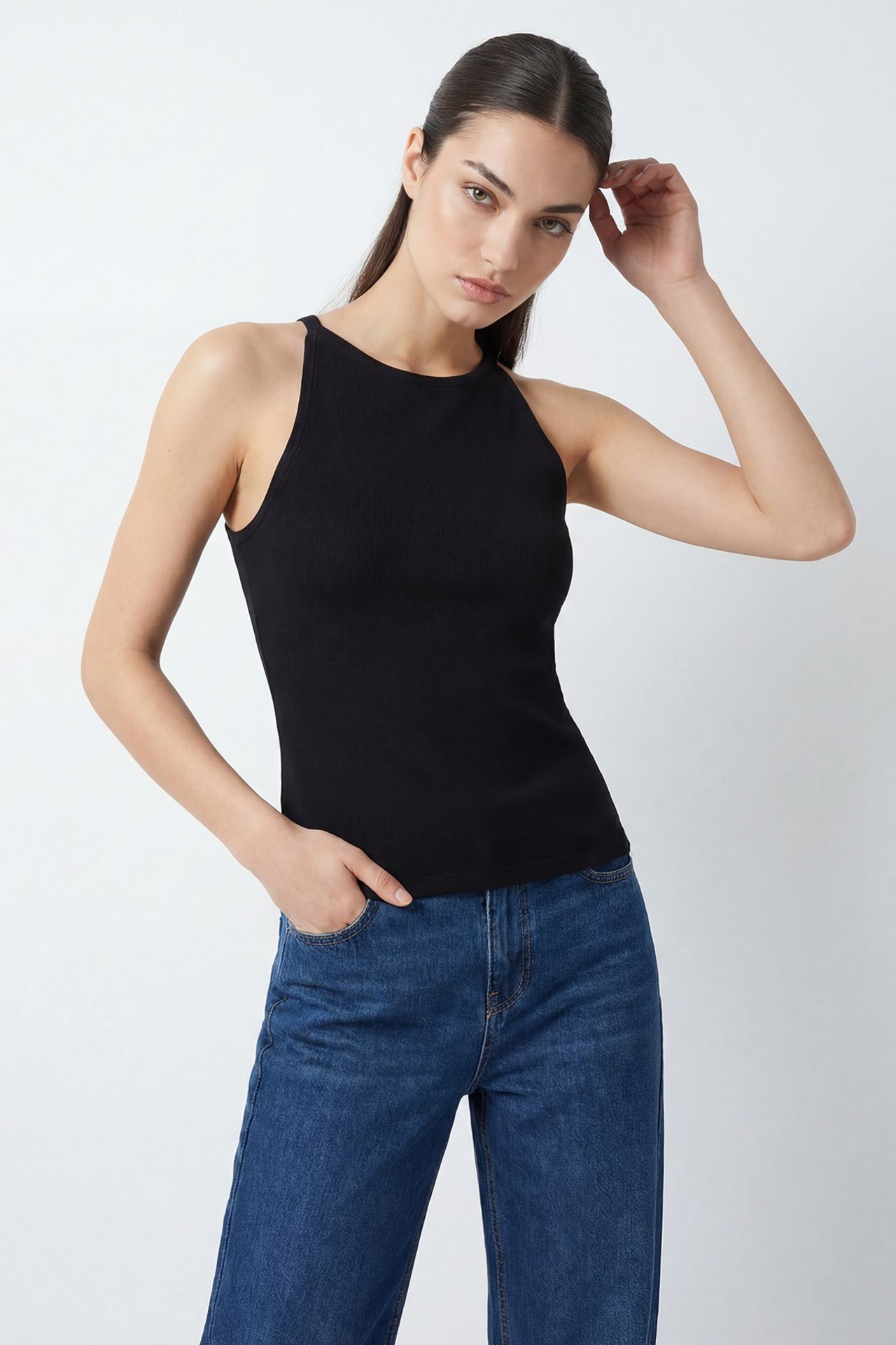 BDART Ribbed Sleeveless Crew Neck Tank Top 4