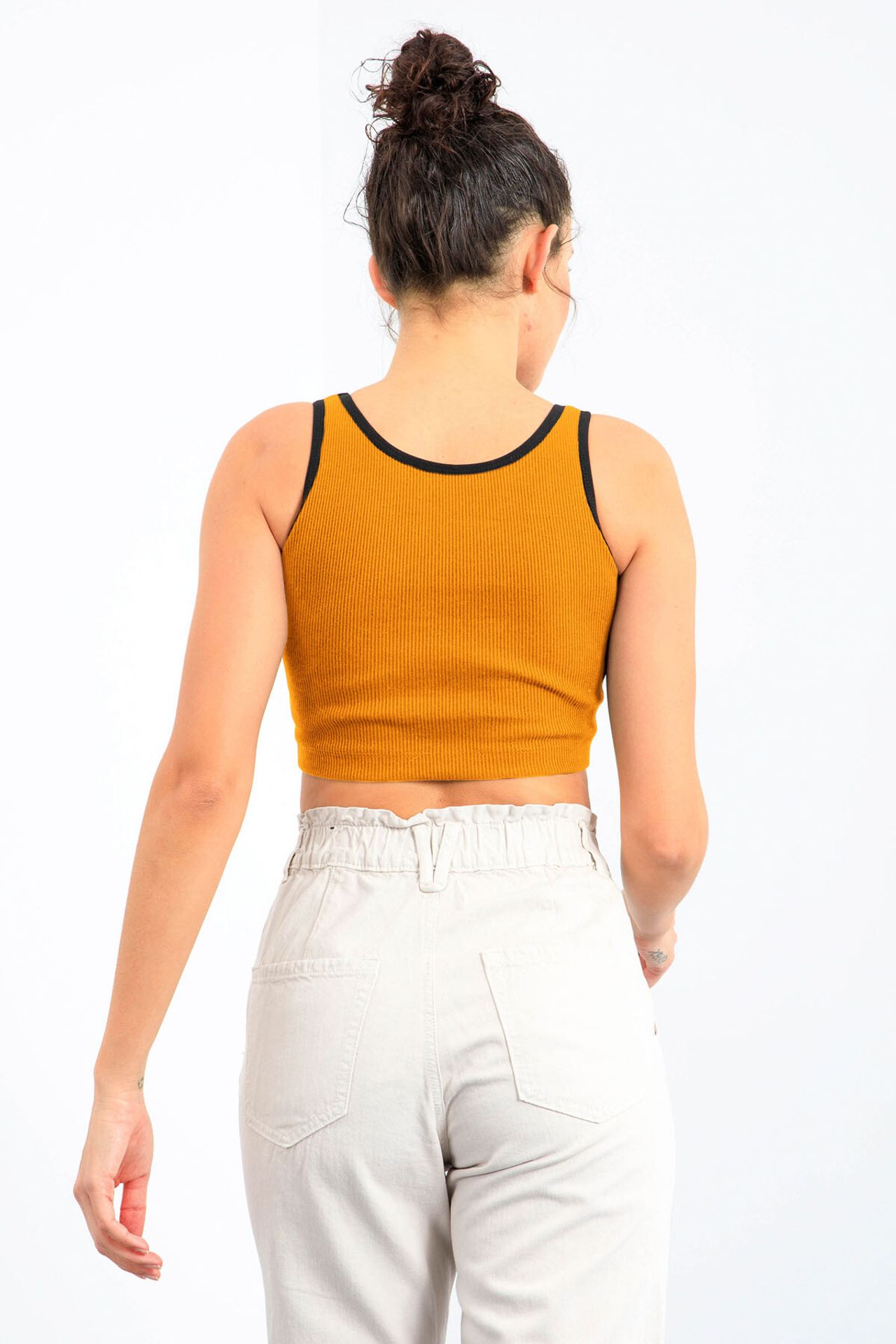 TOMMY Ribbed Sleeveless Crop Top 4