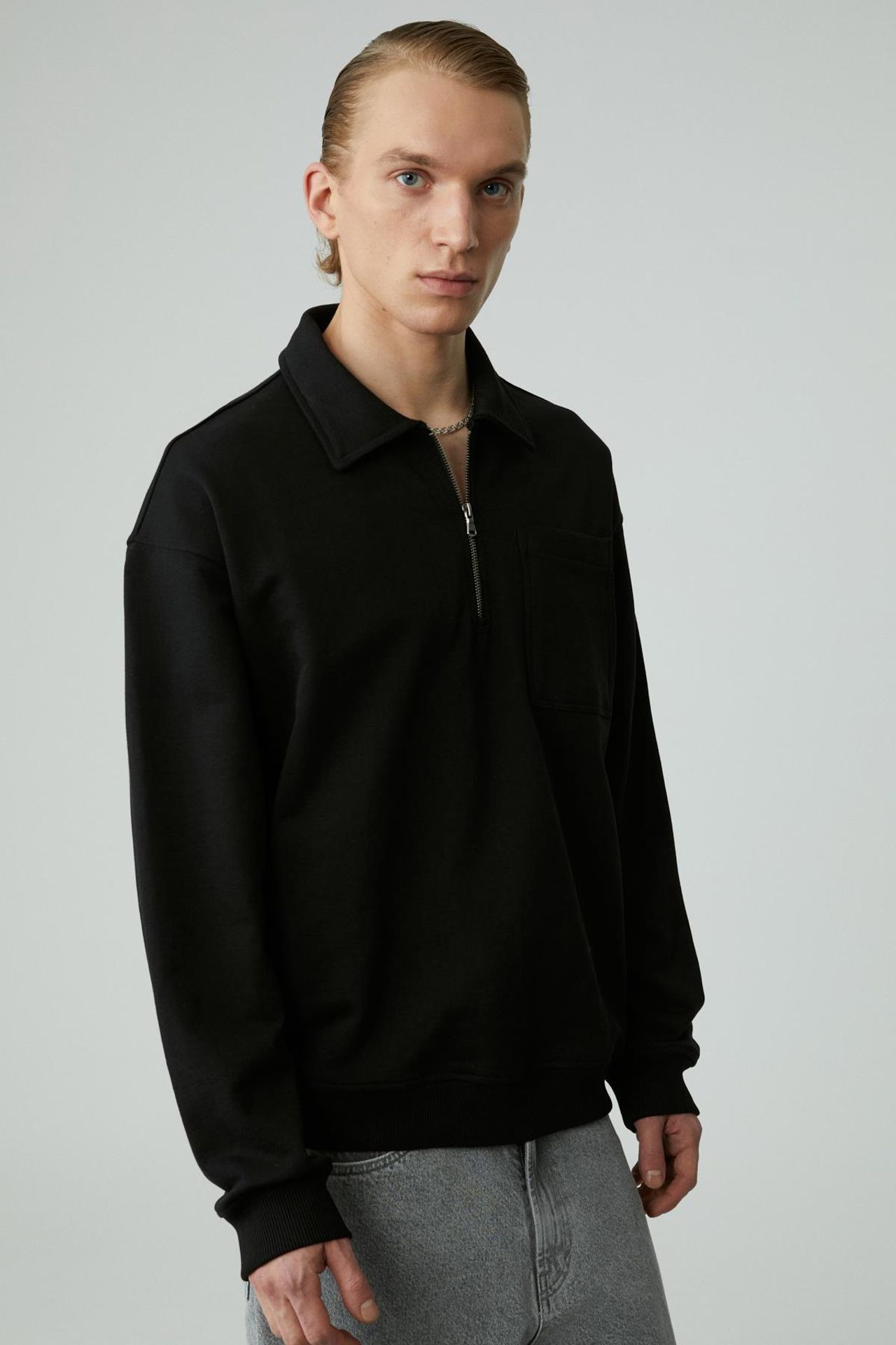 GRIMELANGE Yarım Fermuarlı Sweatshirt 3