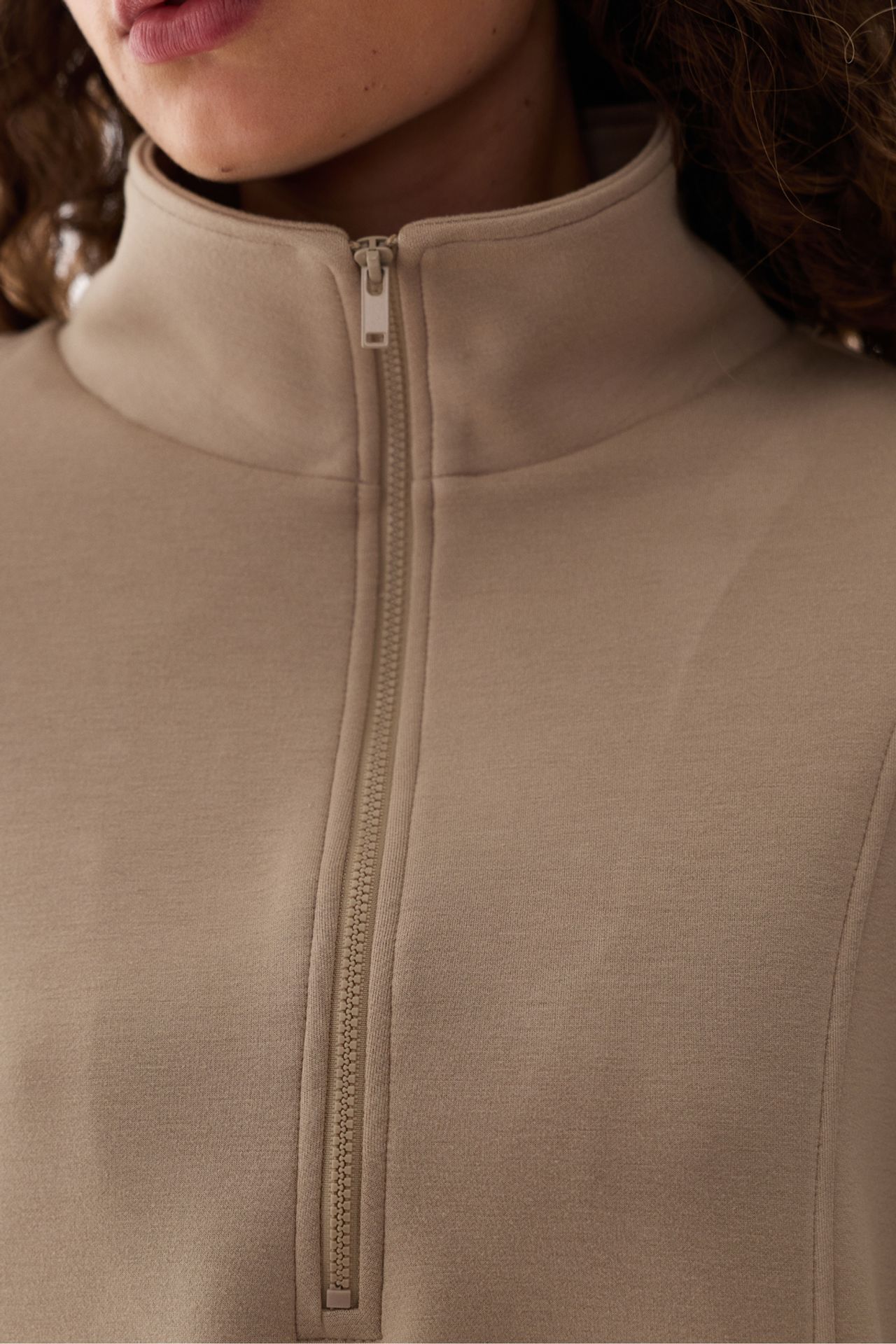 PENTI Silky Touch Half-Zip Sweatshirt 5