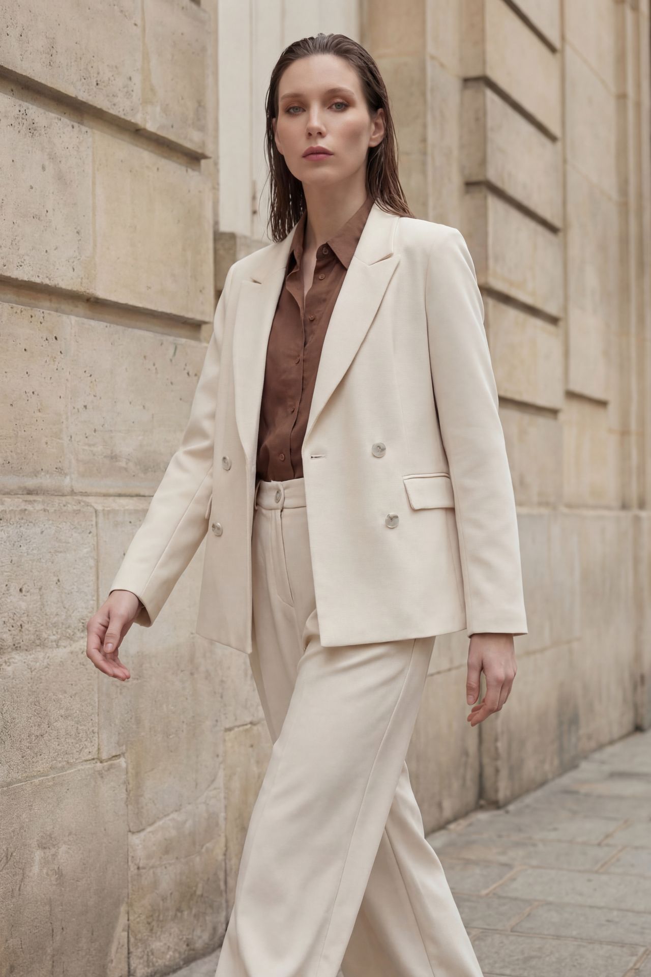 MY FASHION Buttoned Blazer Jacket 1