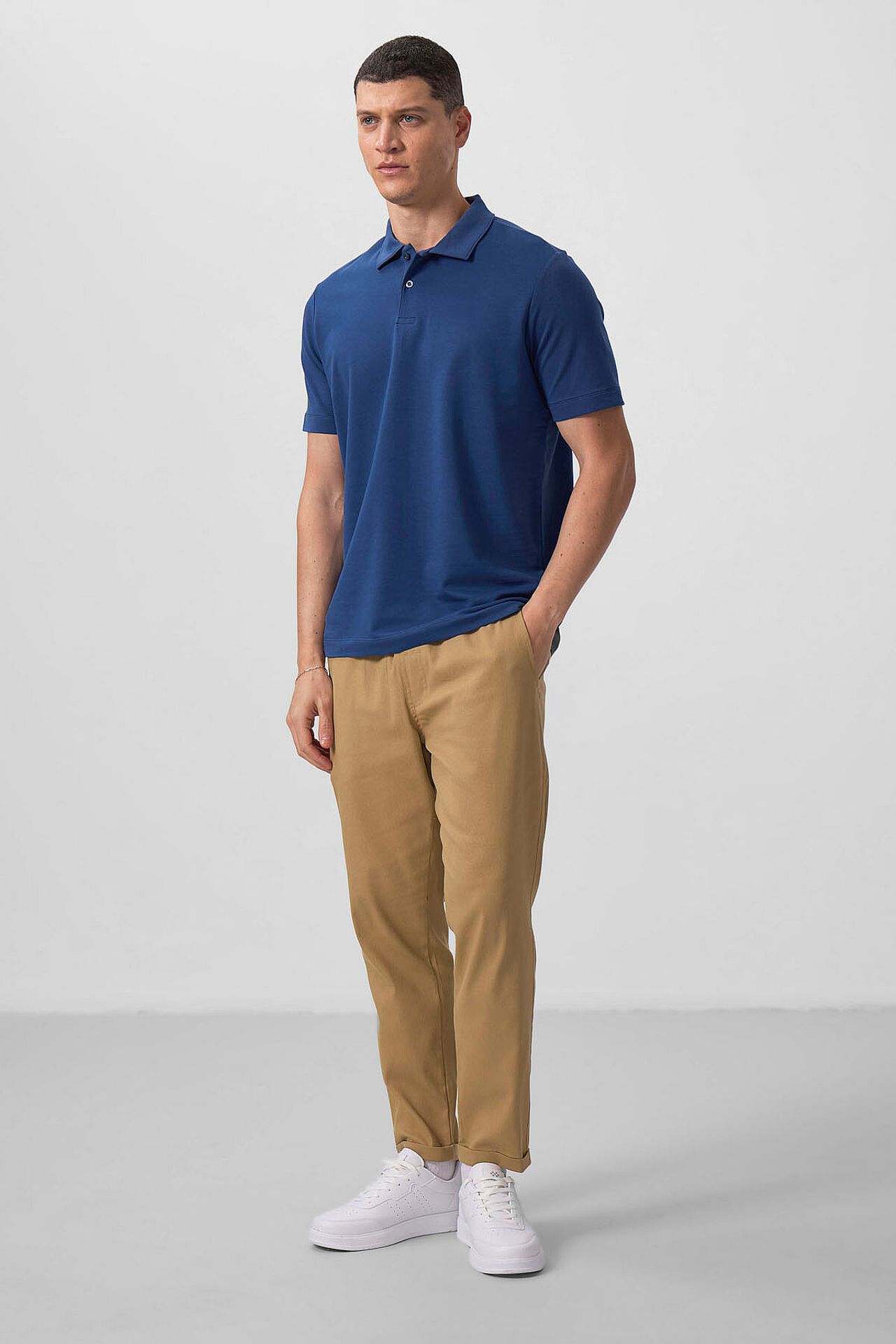 TOMMY Men's Cotton Elastane Polo T-Shirt 3