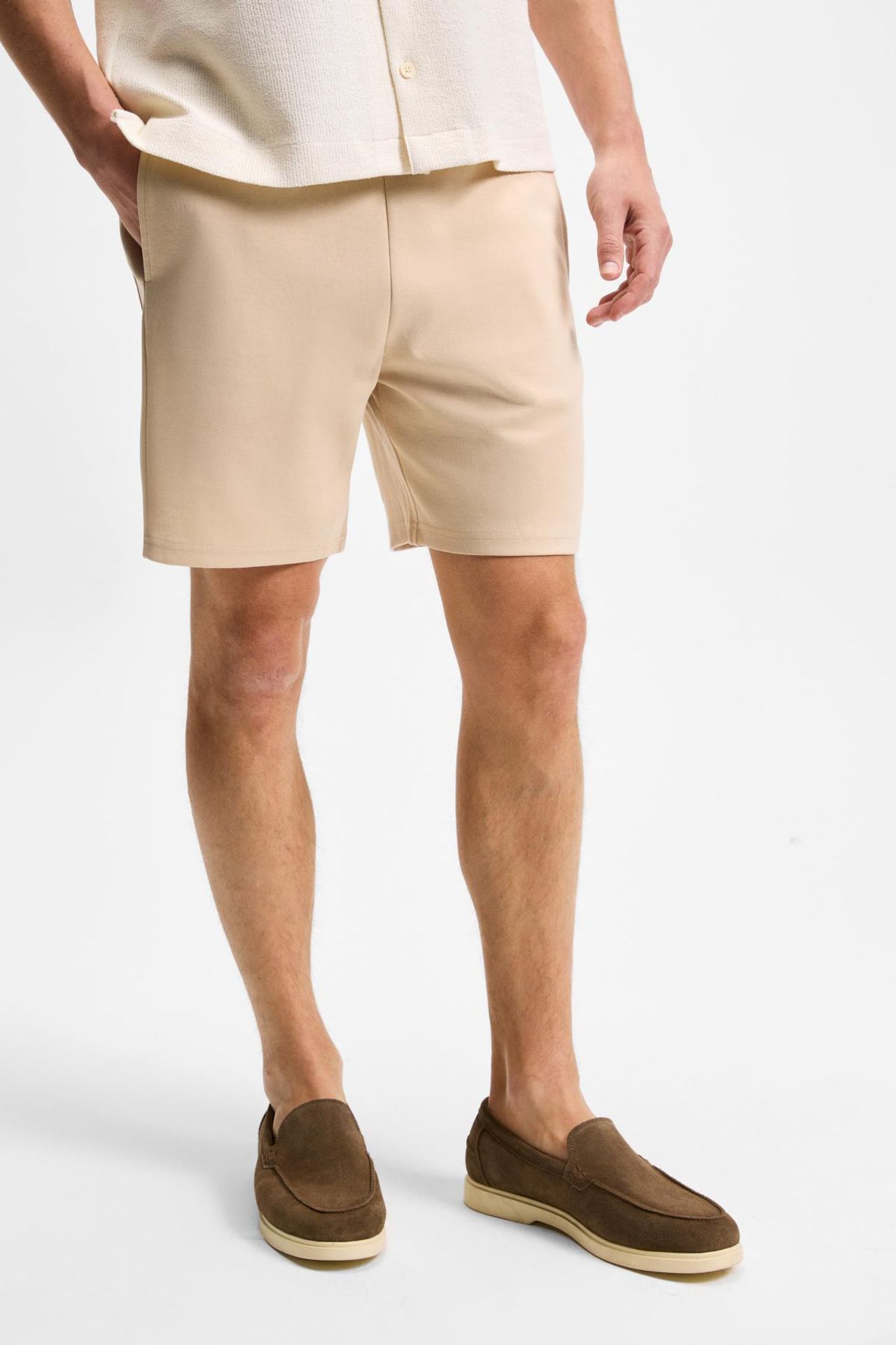 GRIMELANGE Pull-On Straight-Leg Cotton Shorts 3