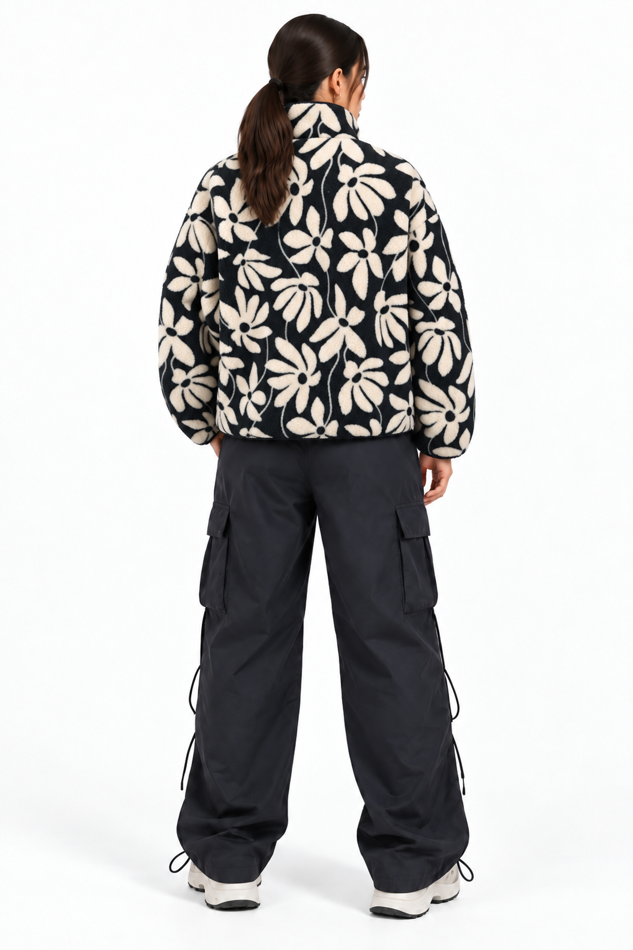 MIXRAY Women's Cotton-Blend Sweatshirt