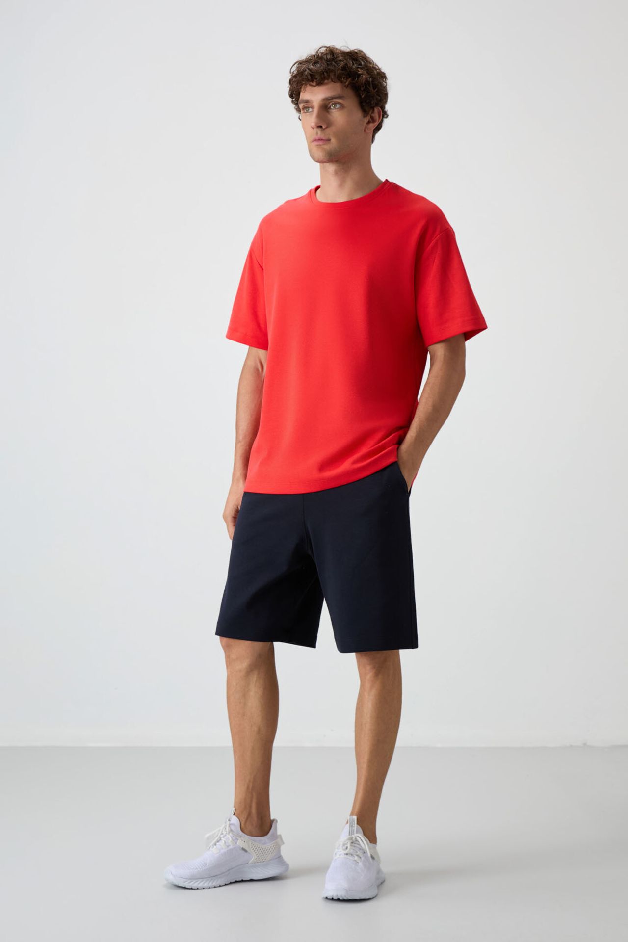 TOMMY Oversized T-Shirt And Shorts Set 4