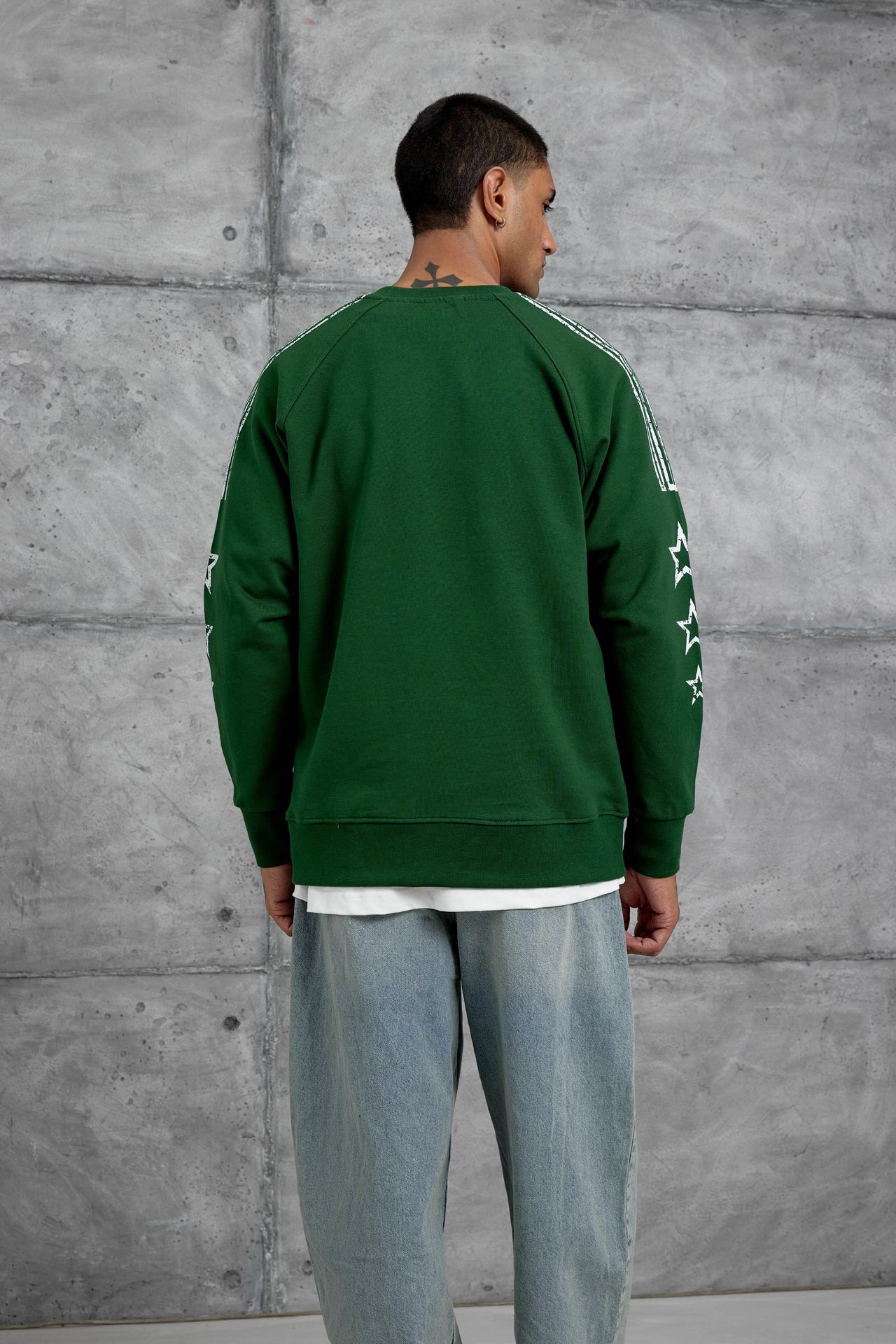 NOMARC Rahat Bisiklet Yaka Uzun Kollu Sweatshirt 4