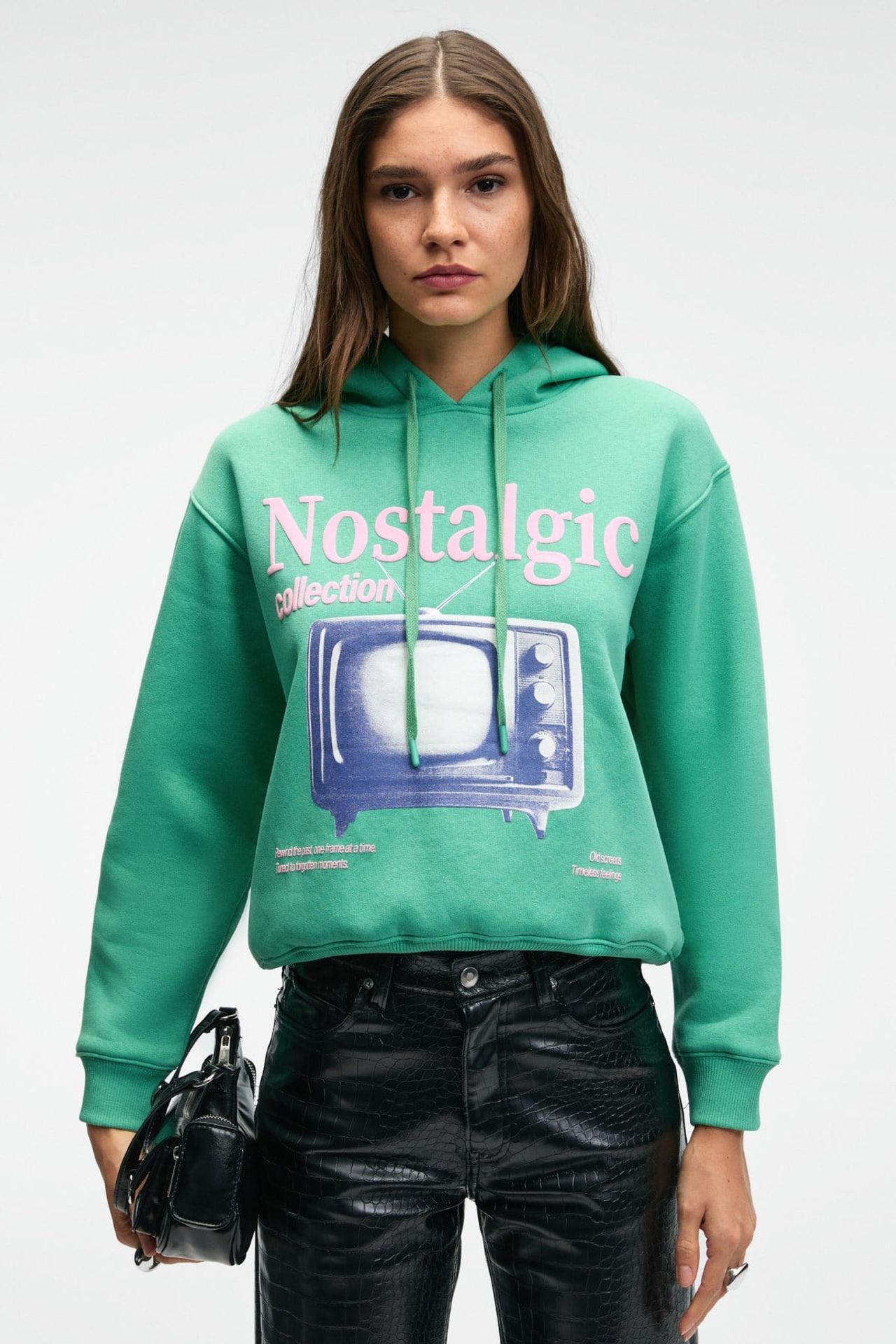ETHIQUET Printed Relaxed Hooded Hoodie 1