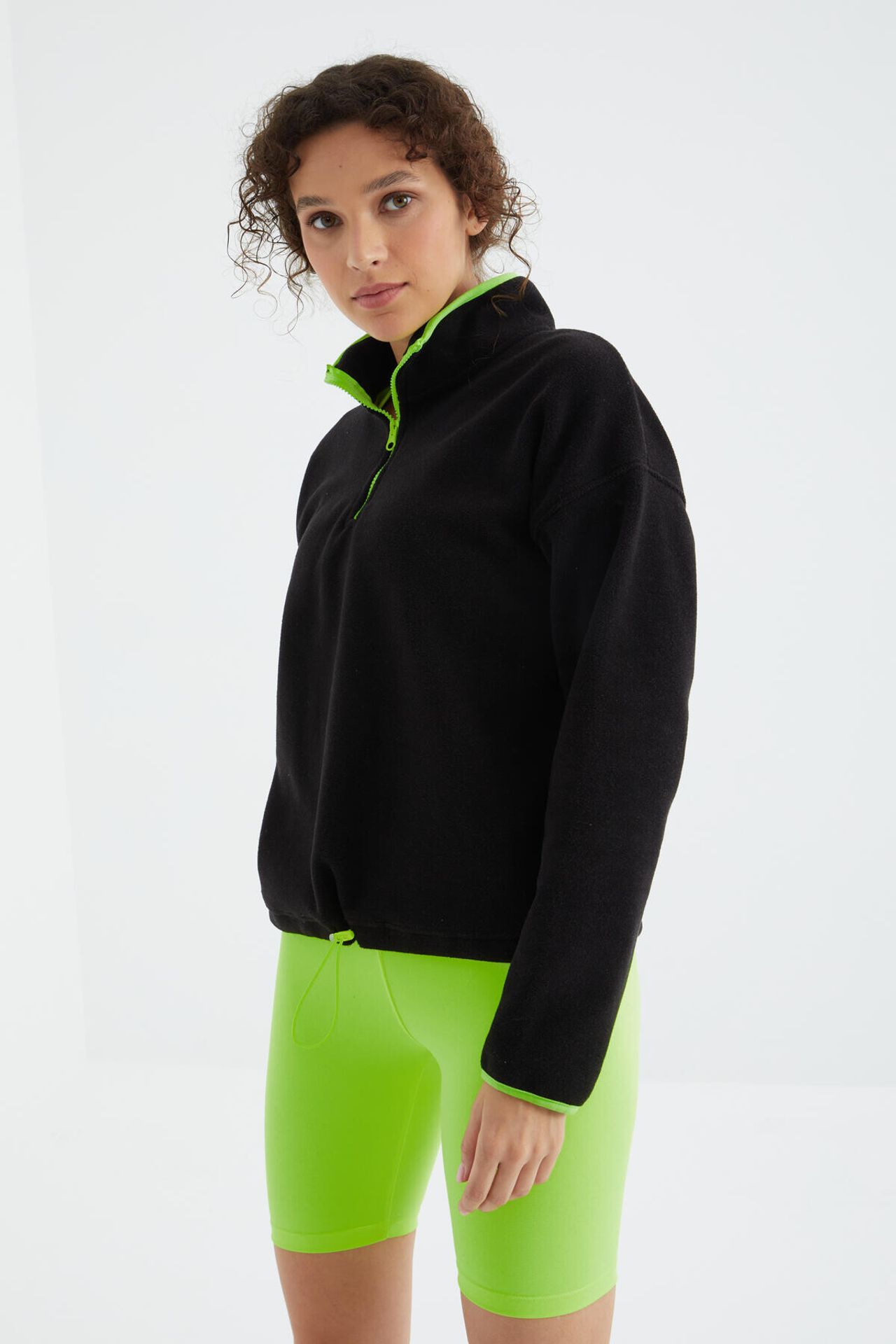 TOMMY Oversized Plush Half-zip Sweatshirt 5