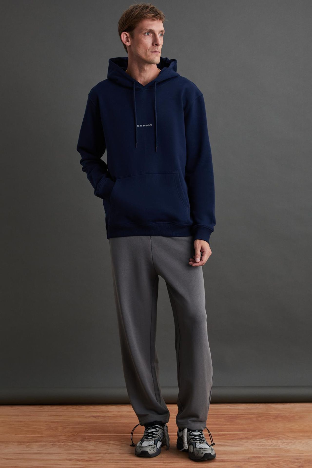GRIMELANGE Kapüşonlu Cepli Büzgülü Sweatshirt 2