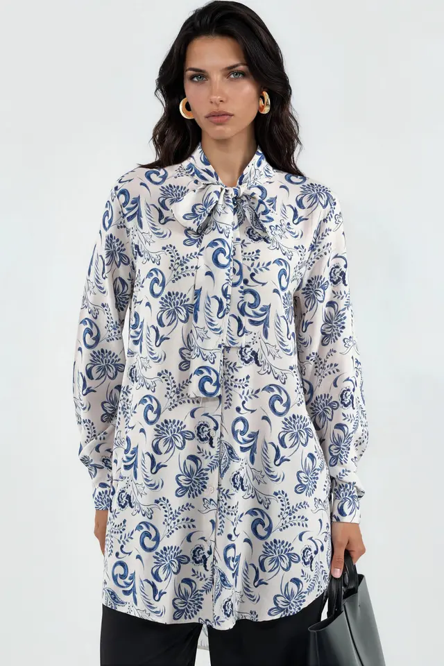 BDART Long Floral Viscose Shirt