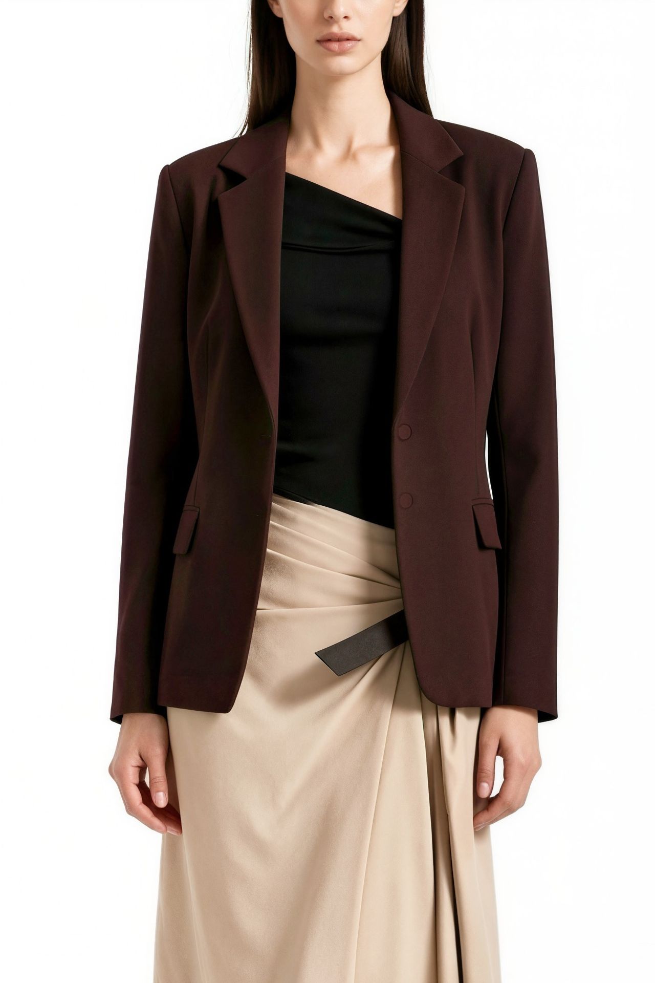 PUCKA Women’s Crepe Blazer Jacket 5