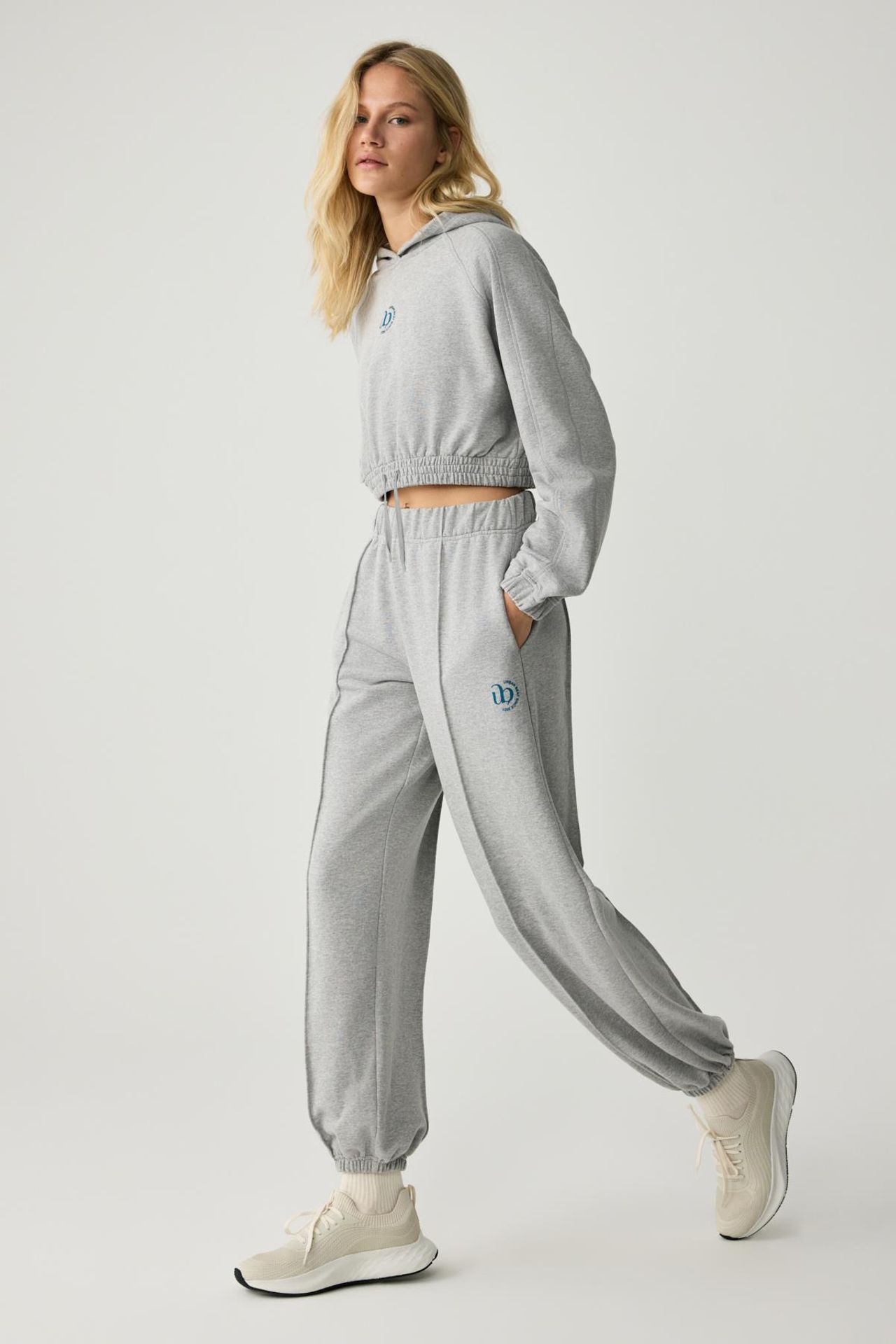 GRIMELANGE Crop Hooded Relaxed Sweatshirt 4