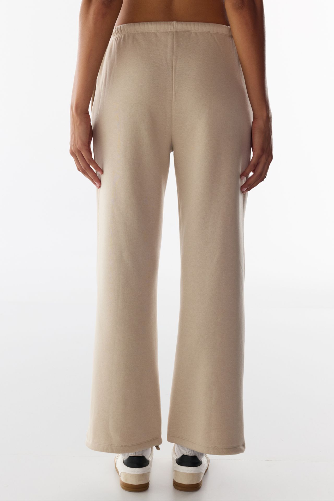 PENTI Adjustable Waist Brushed Wide-Leg Sweatpants 2
