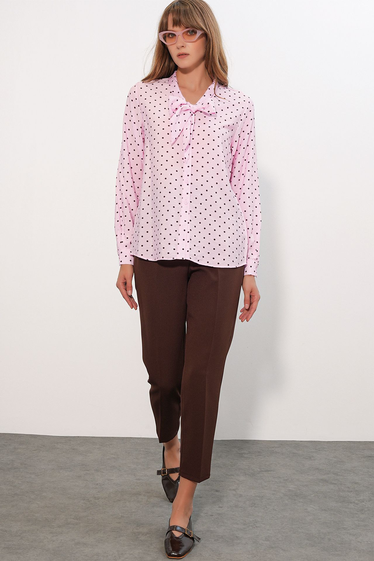 BDART Polka Dot Poplin Shirt Blouse 2