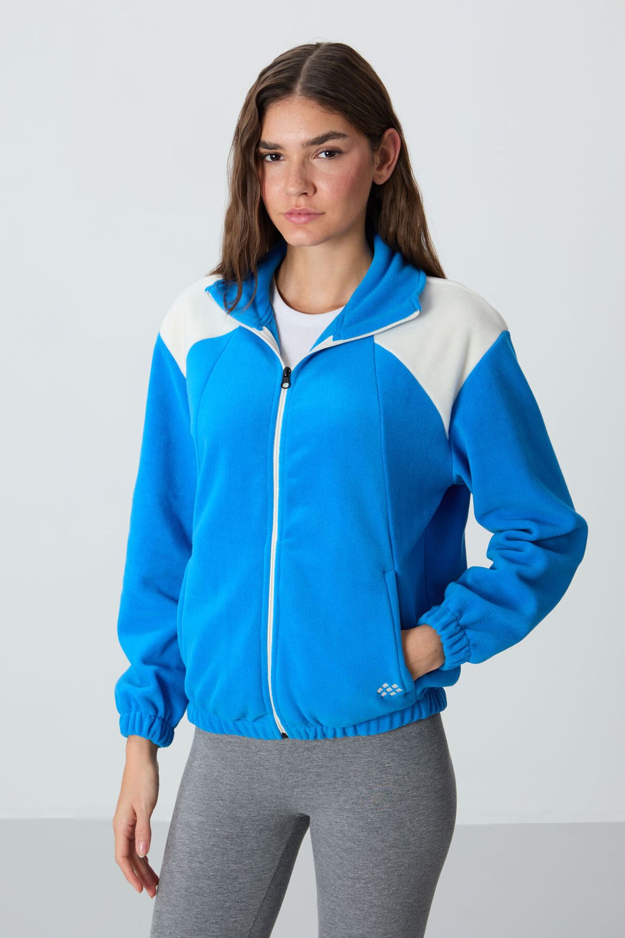 TOMMY Color Block Oversized Zip-Collar Sweatshirt 3