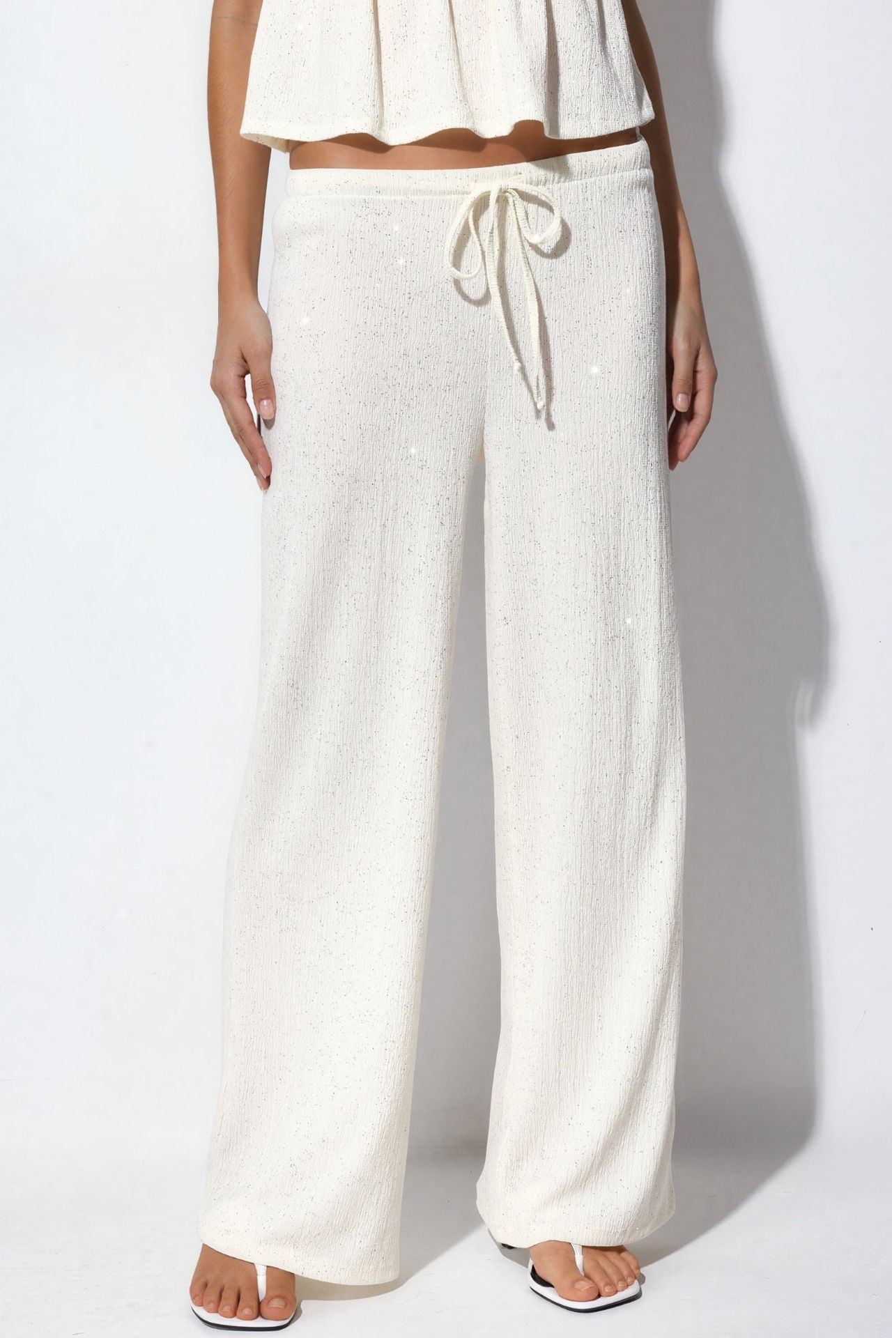BUSEM Women's Straight-Leg Drawstring Trousers 1