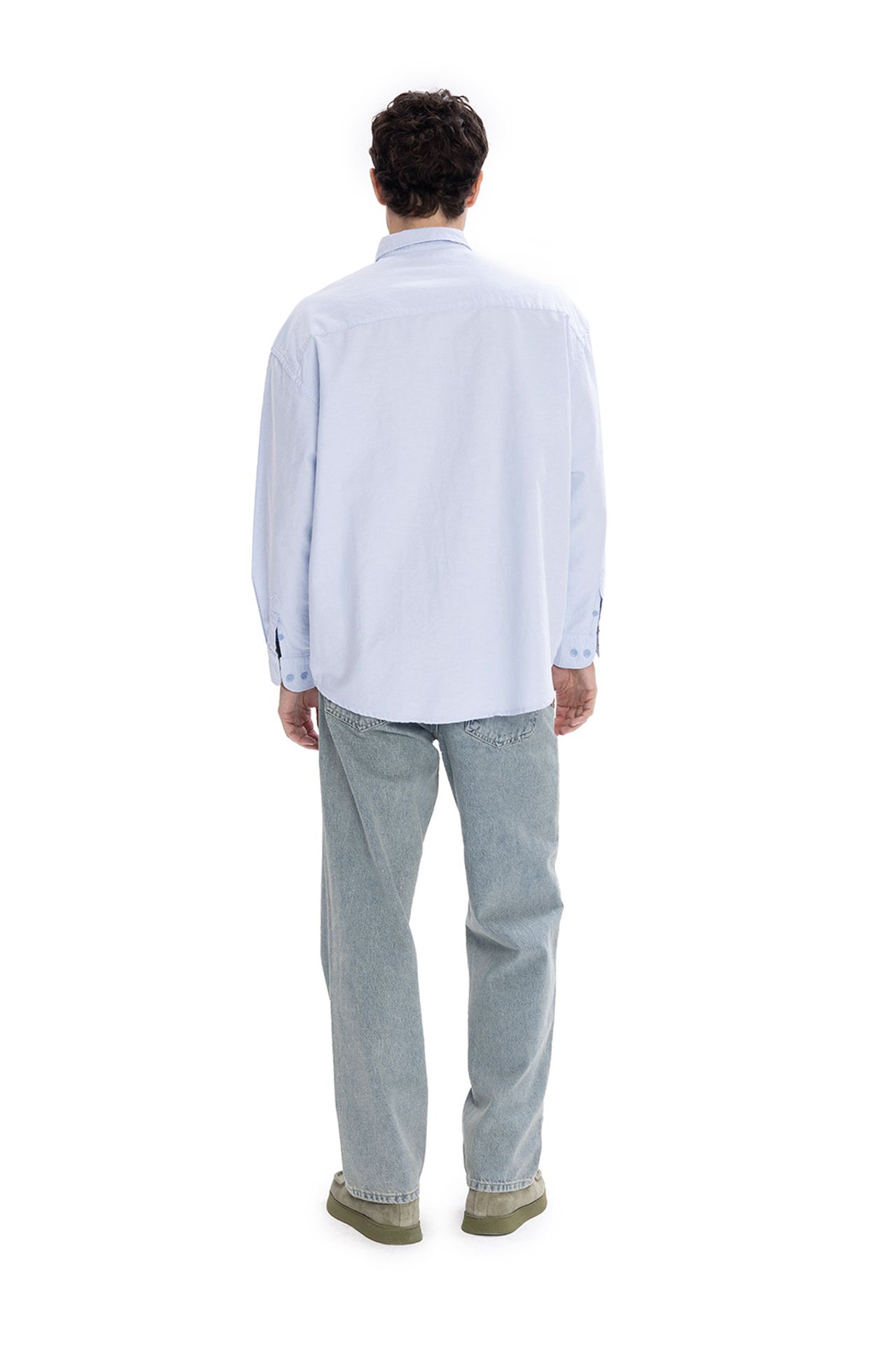 GIESTO Men's Cotton Poplin Textured Shirt 3