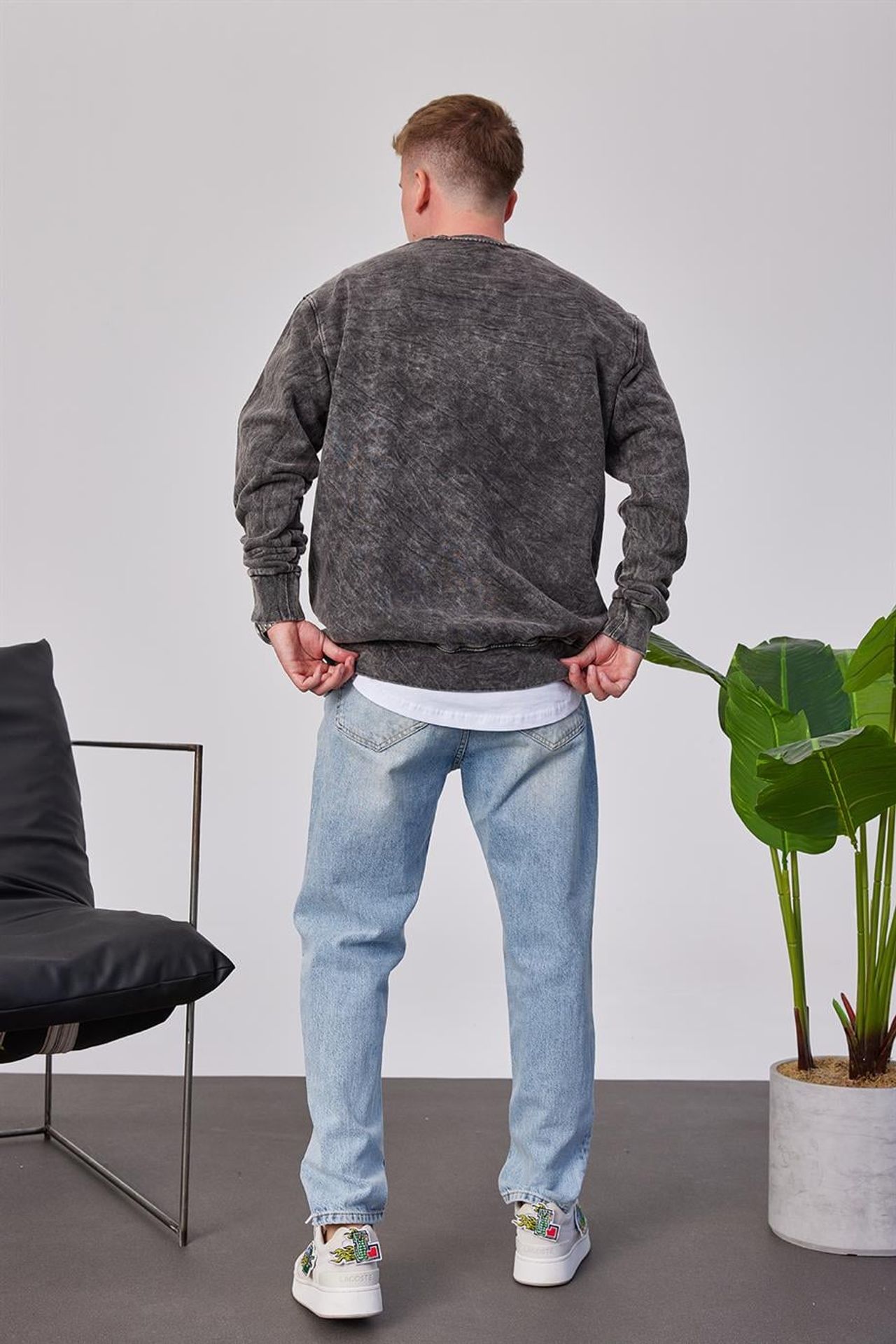NOMARC Rahat Bisiklet Yaka Sweatshirt 3