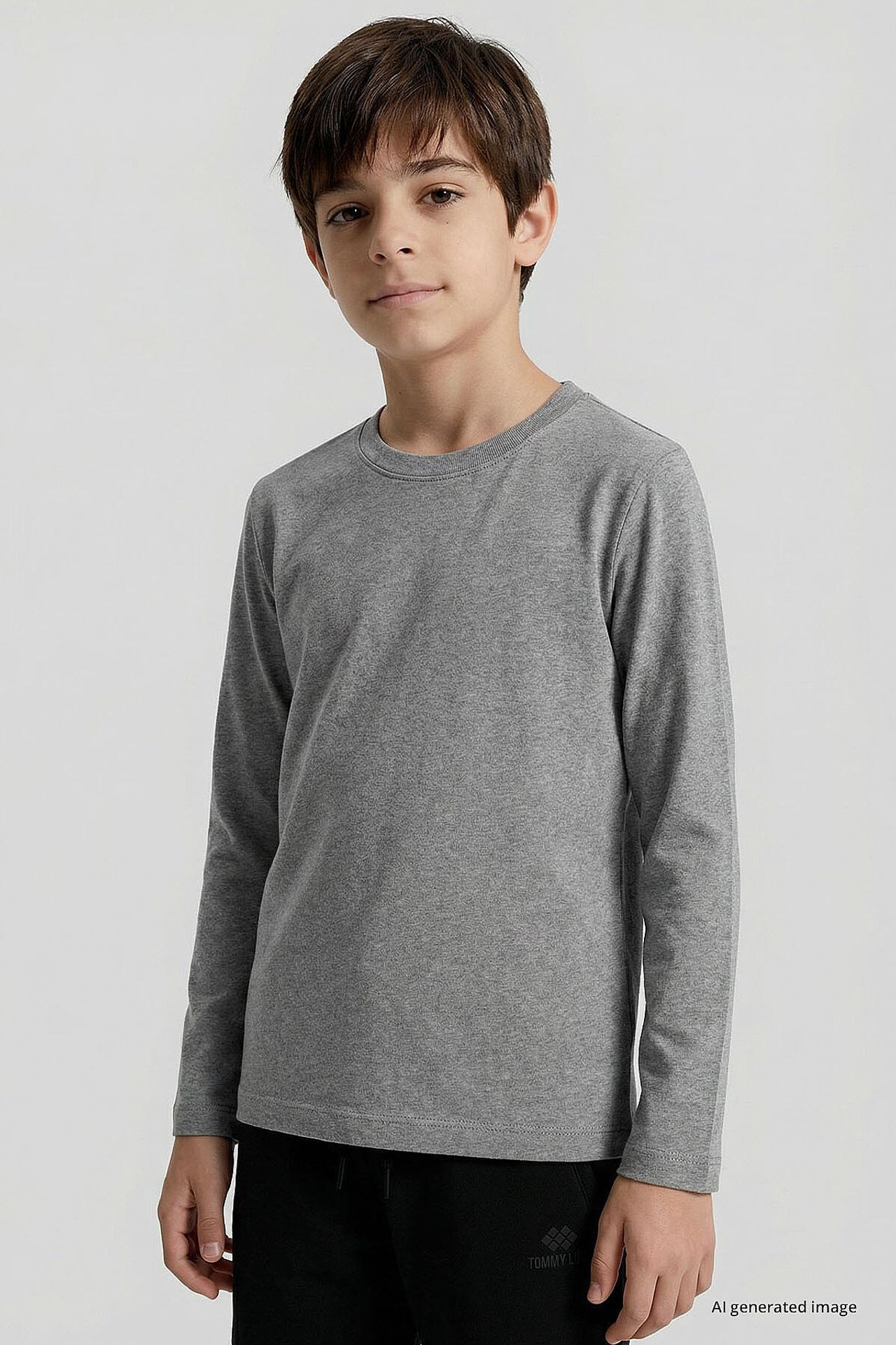 TOMMY Child Long Sleeve Crew Neck T-Shirt 4