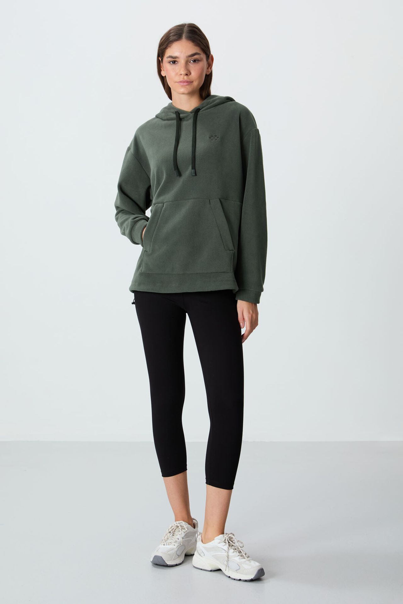 TOMMY Oversized Hooded Plush Sweatshirt 2