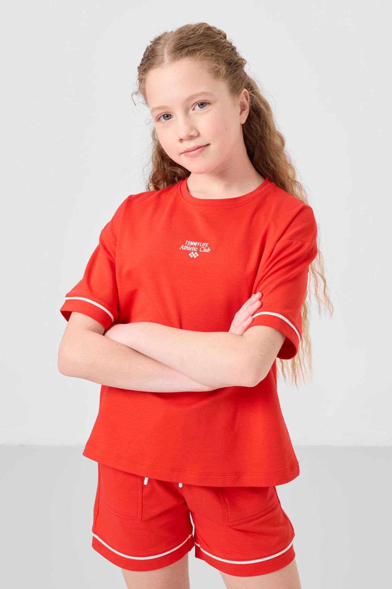 TOMMY 2-Piece Short Set T-Shirt Shorts 5