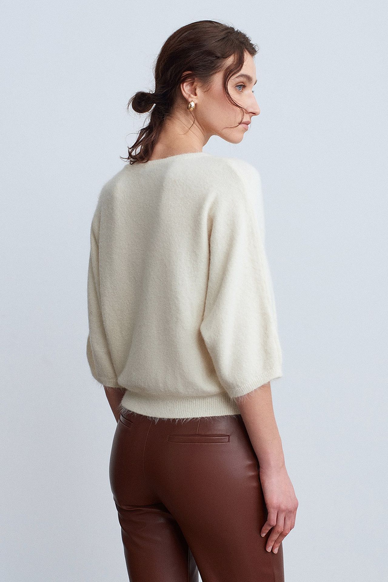 DILVIN Women's Wool Blend Sweater 2