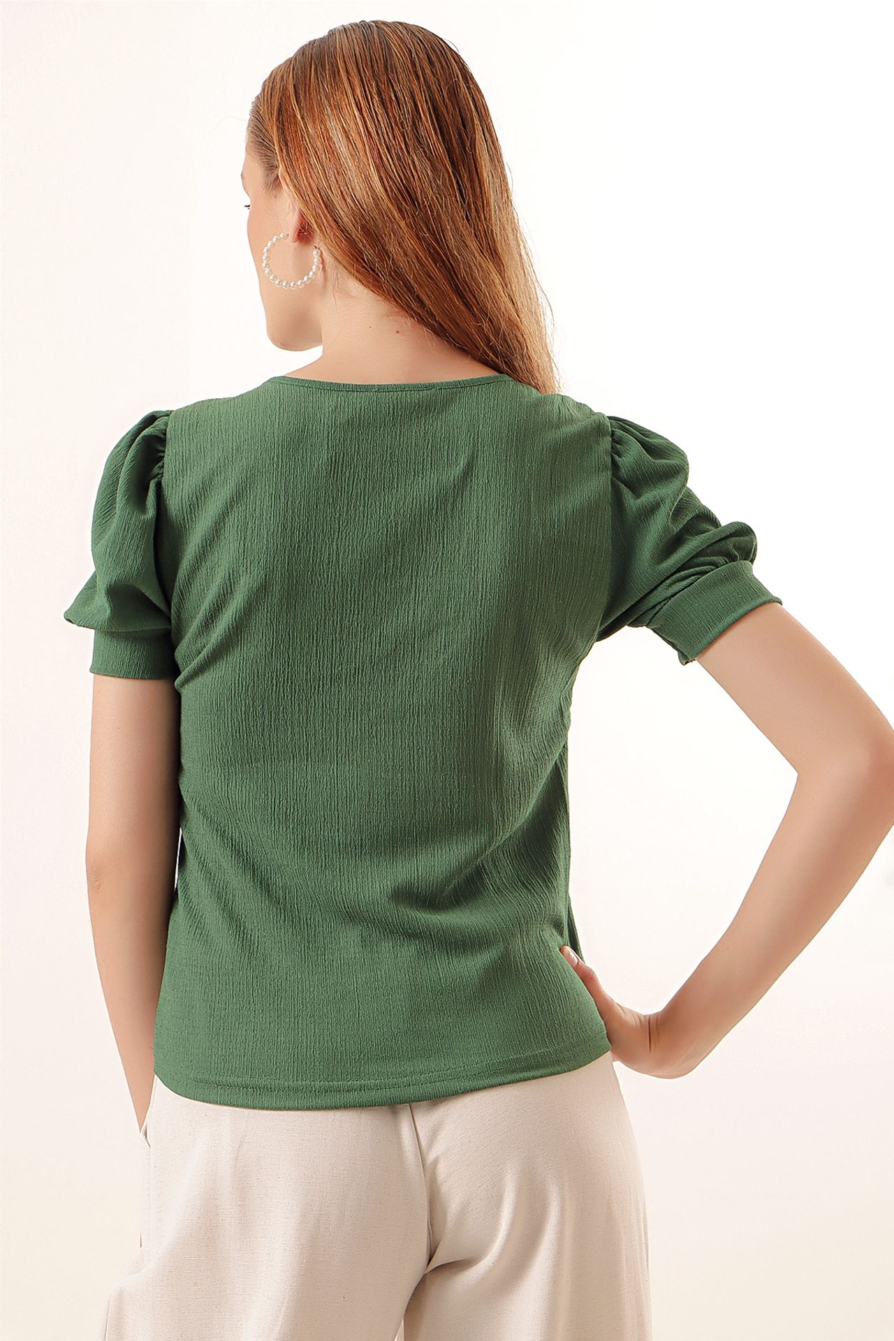 BDART Slim Fit Square Collar Blouse 5