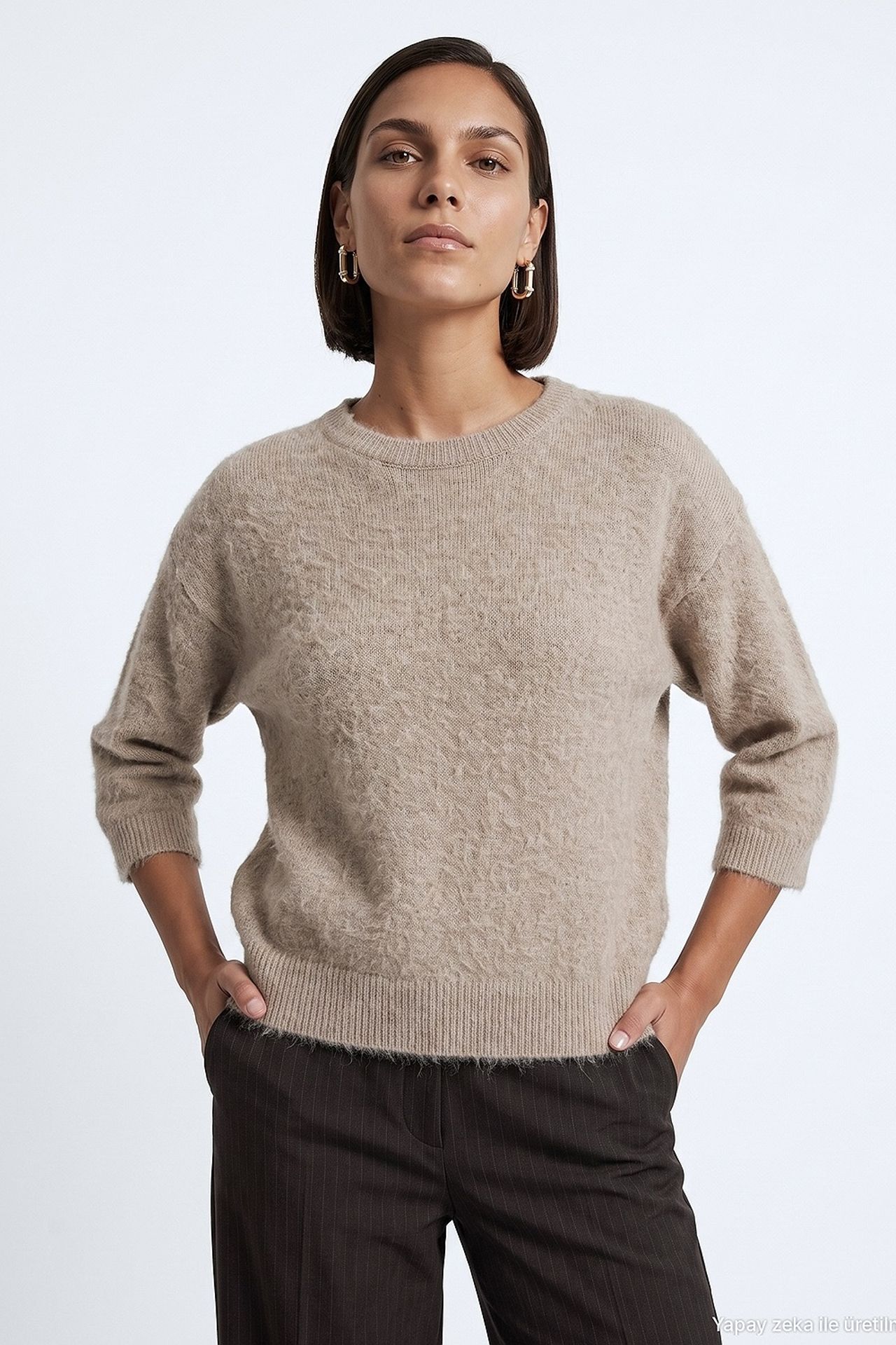 DILVIN Women's Wool Blend Sweater 1