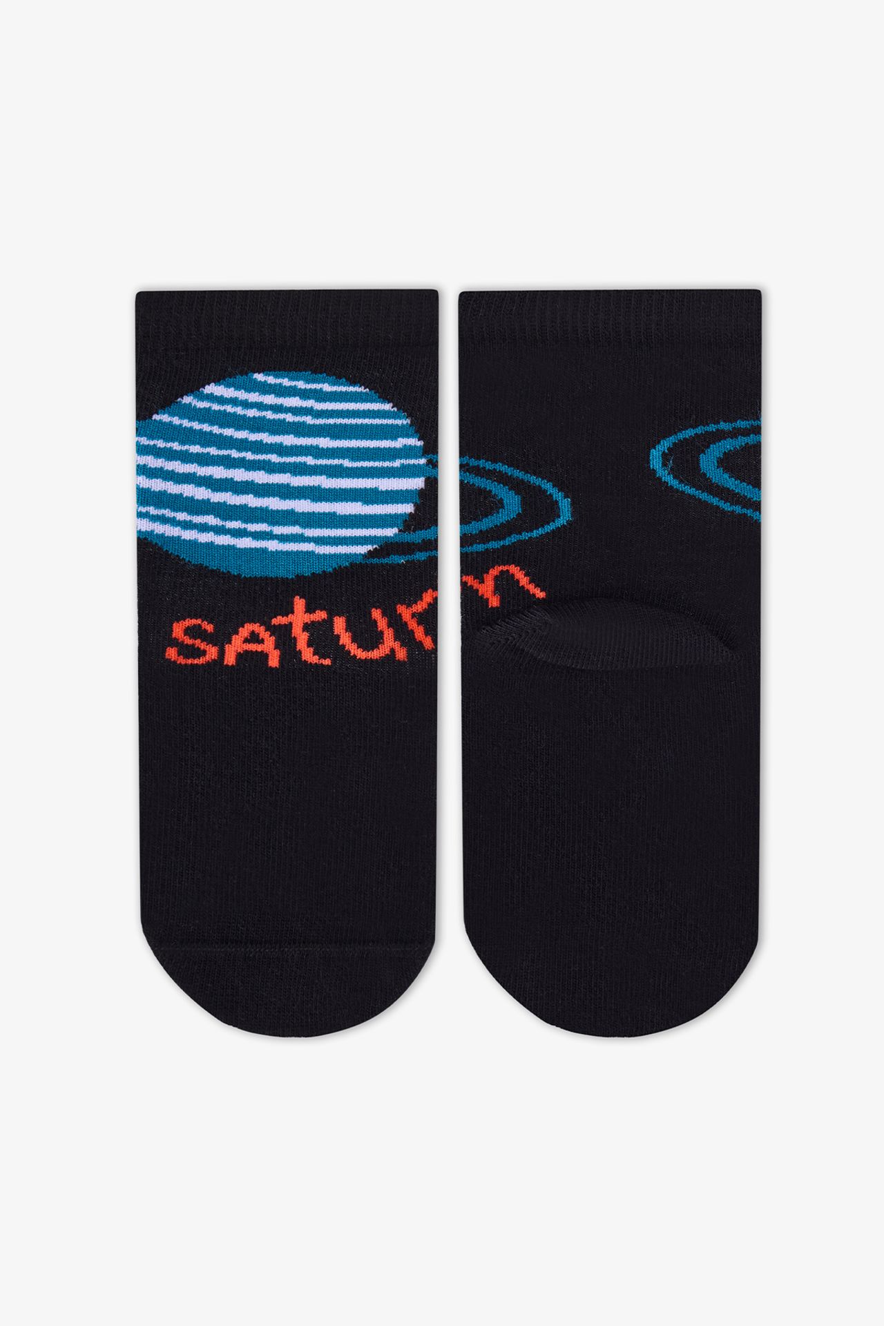 PENTI Boys' Stellar Cats Cat Pattern 2-Pack Ankle Socks 3