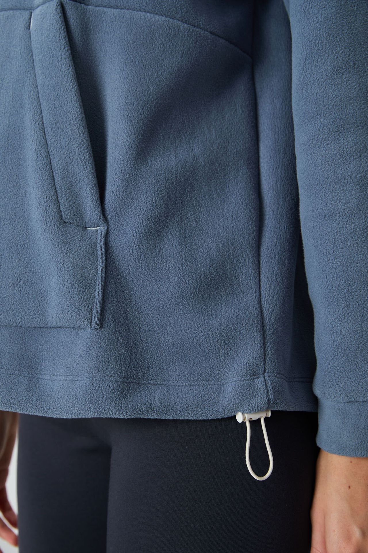 TOMMY Oversized Hooded Plush Sweatshirt 5