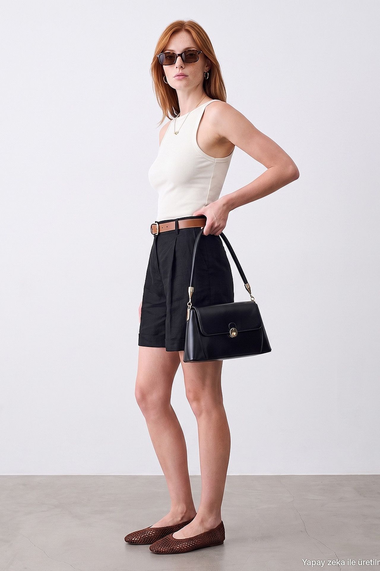 DILVIN Ribbed Halterneck Sleeveless Blouse 4