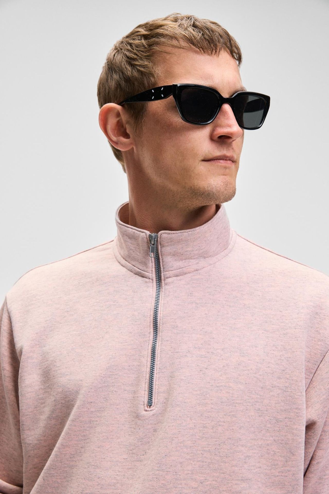 GRIMELANGE Yarım Fermuarlı Yarım Balıkçı Yaka Sweatshirt 6