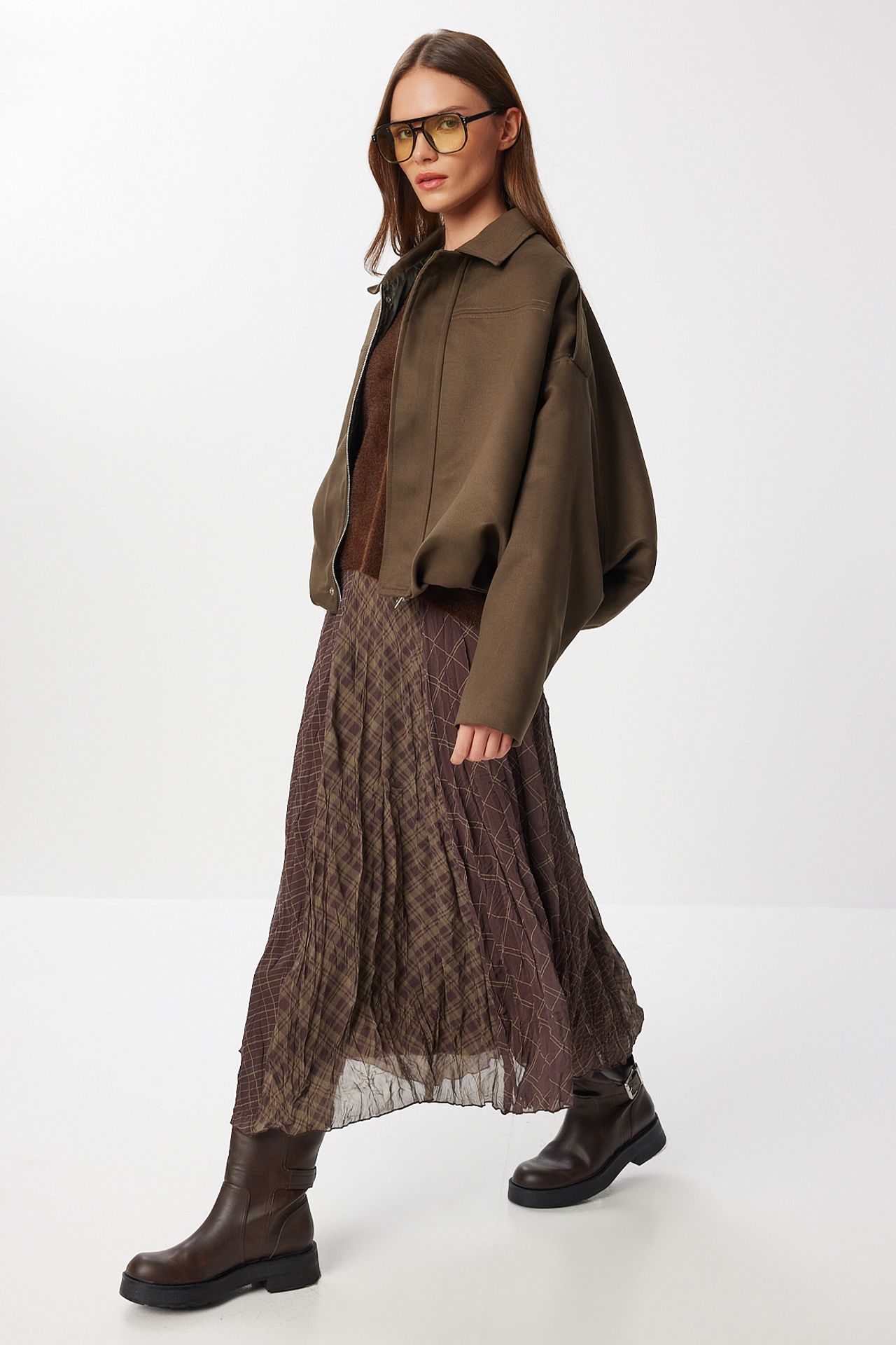 ISTANBUL Ethnic Patterned Ruffled Midi Skirt 2