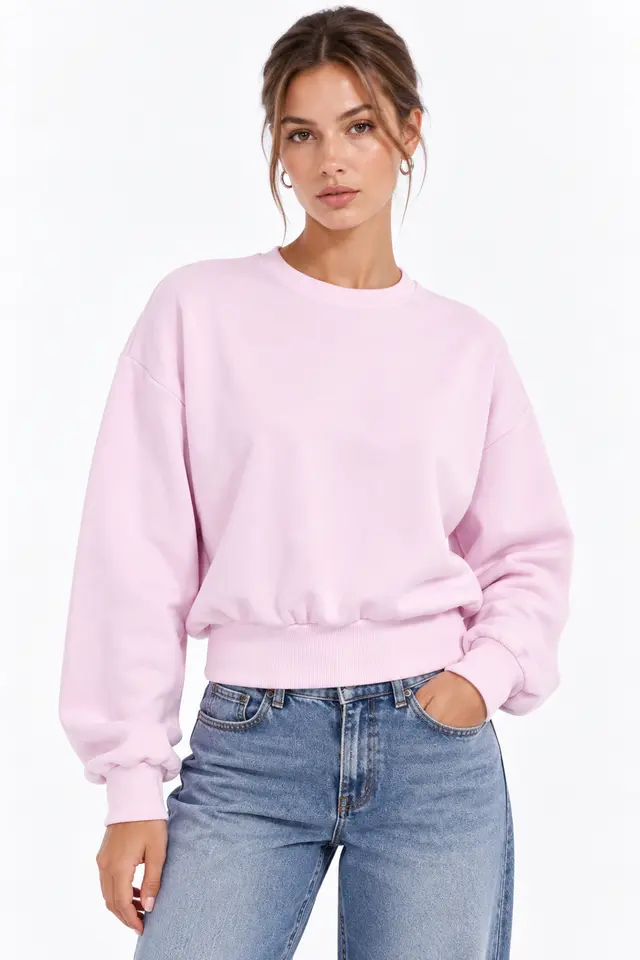 BUSEM Women's Cotton-Blend Sweatshirt