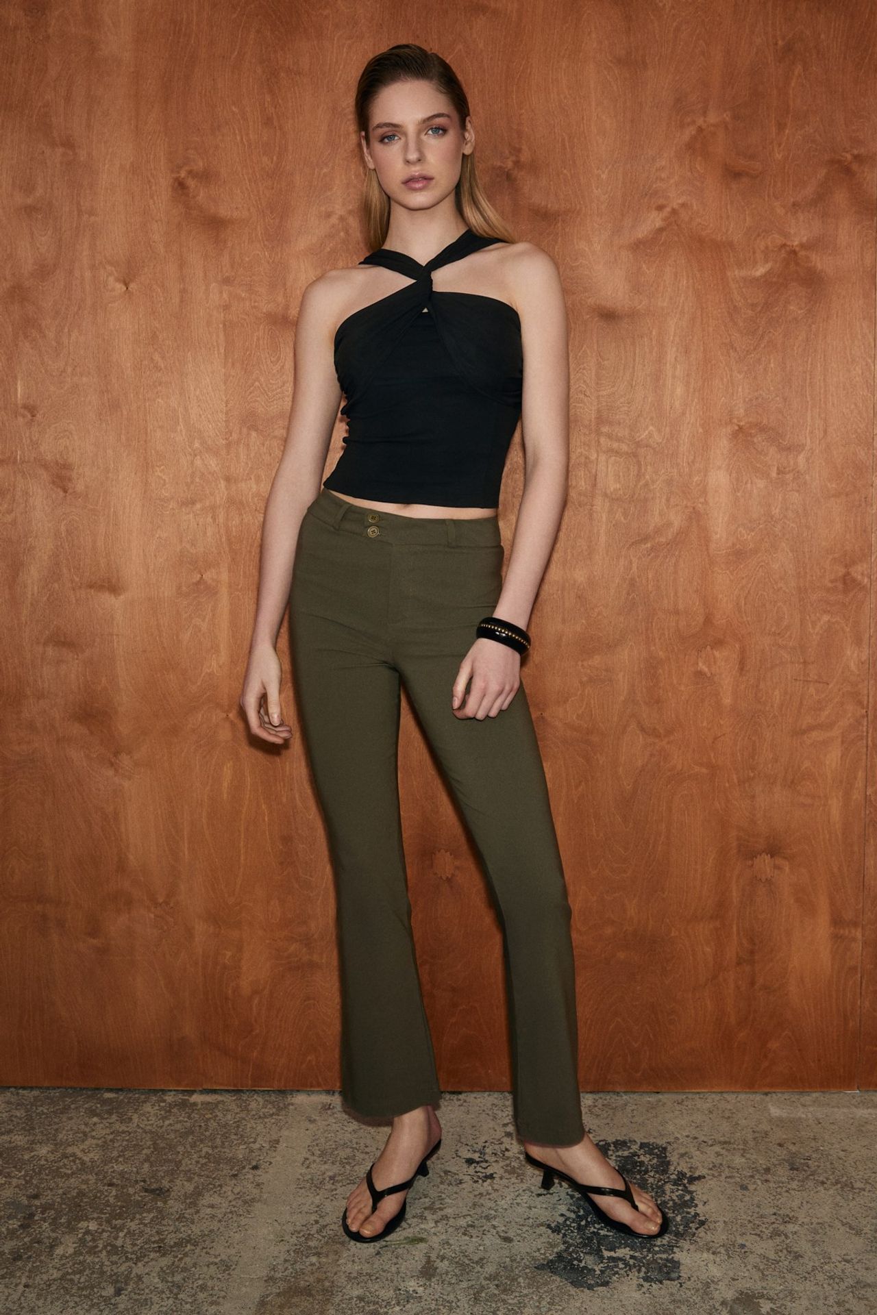 ETHIQUET Regular Fit Straight-Leg Pants 1