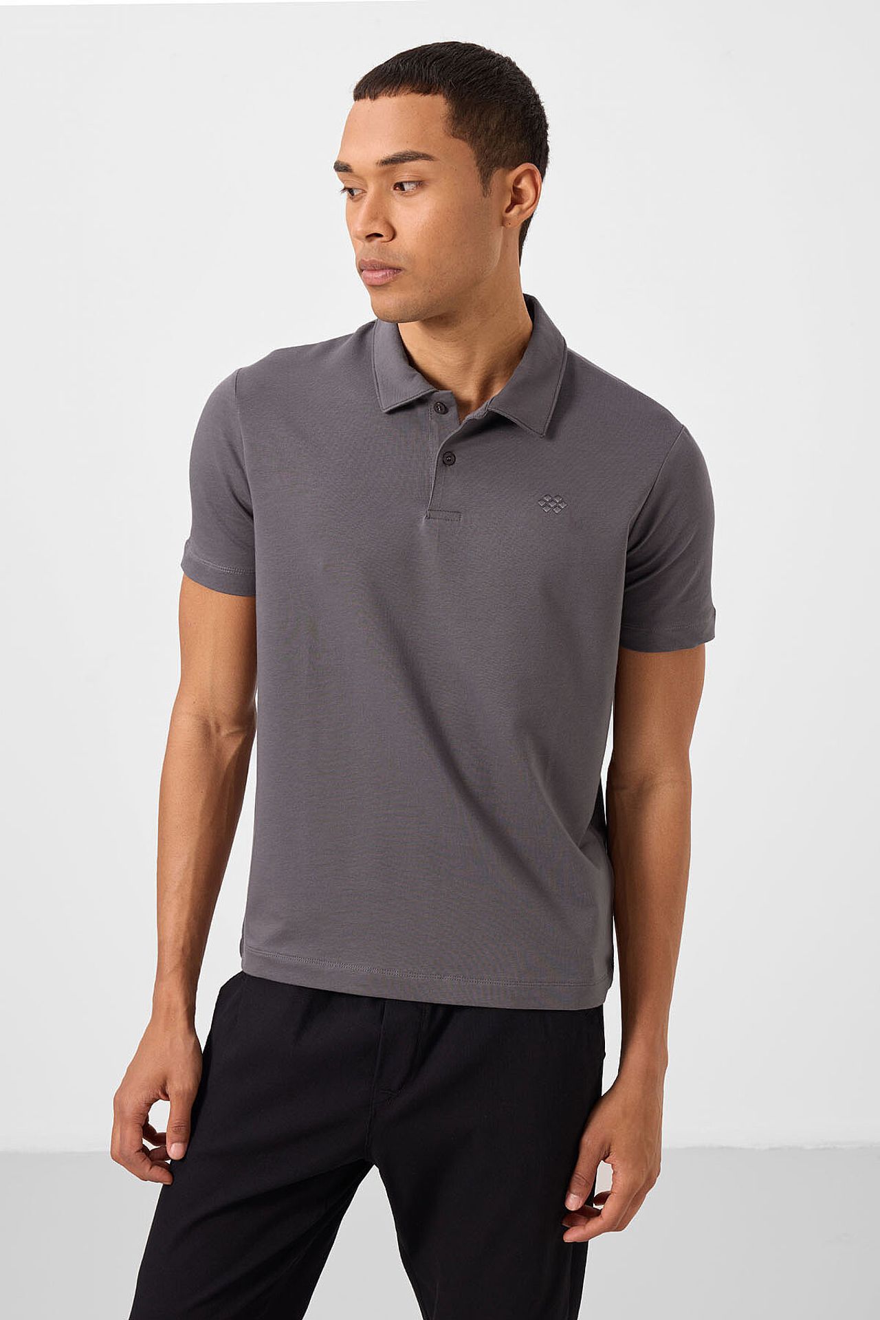 TOMMY Men's Cotton Elastane Polo T-Shirt 2