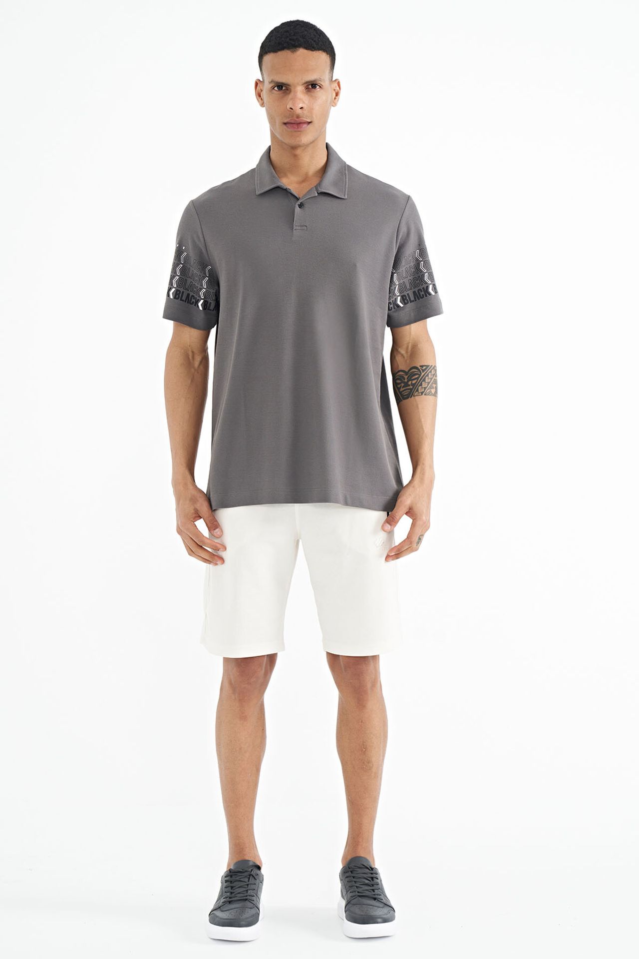 TOMMY Printed Polo Collar T-Shirt 2