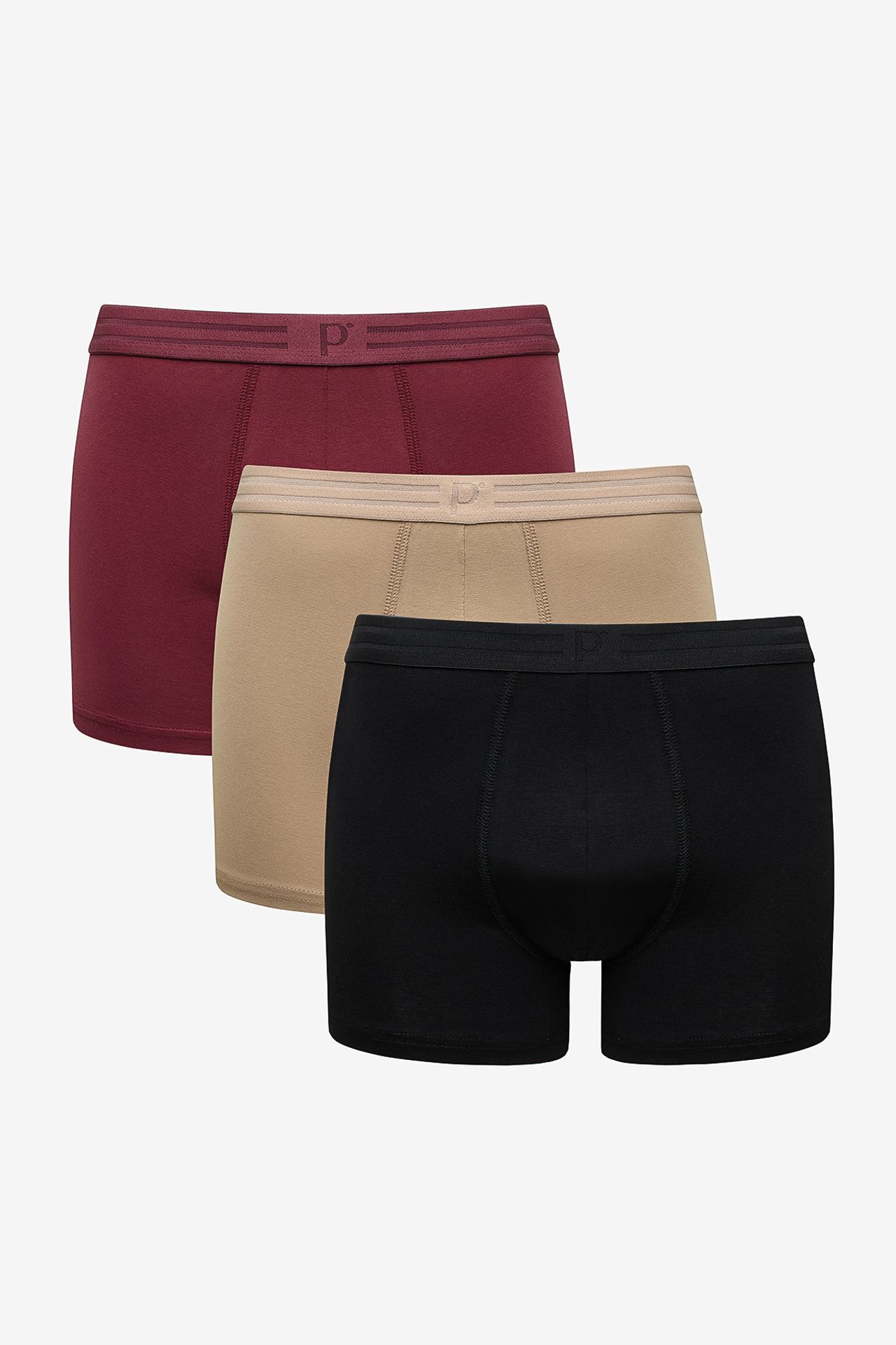 PENTI Men's Basic 3-Pack Boxer Briefs 1