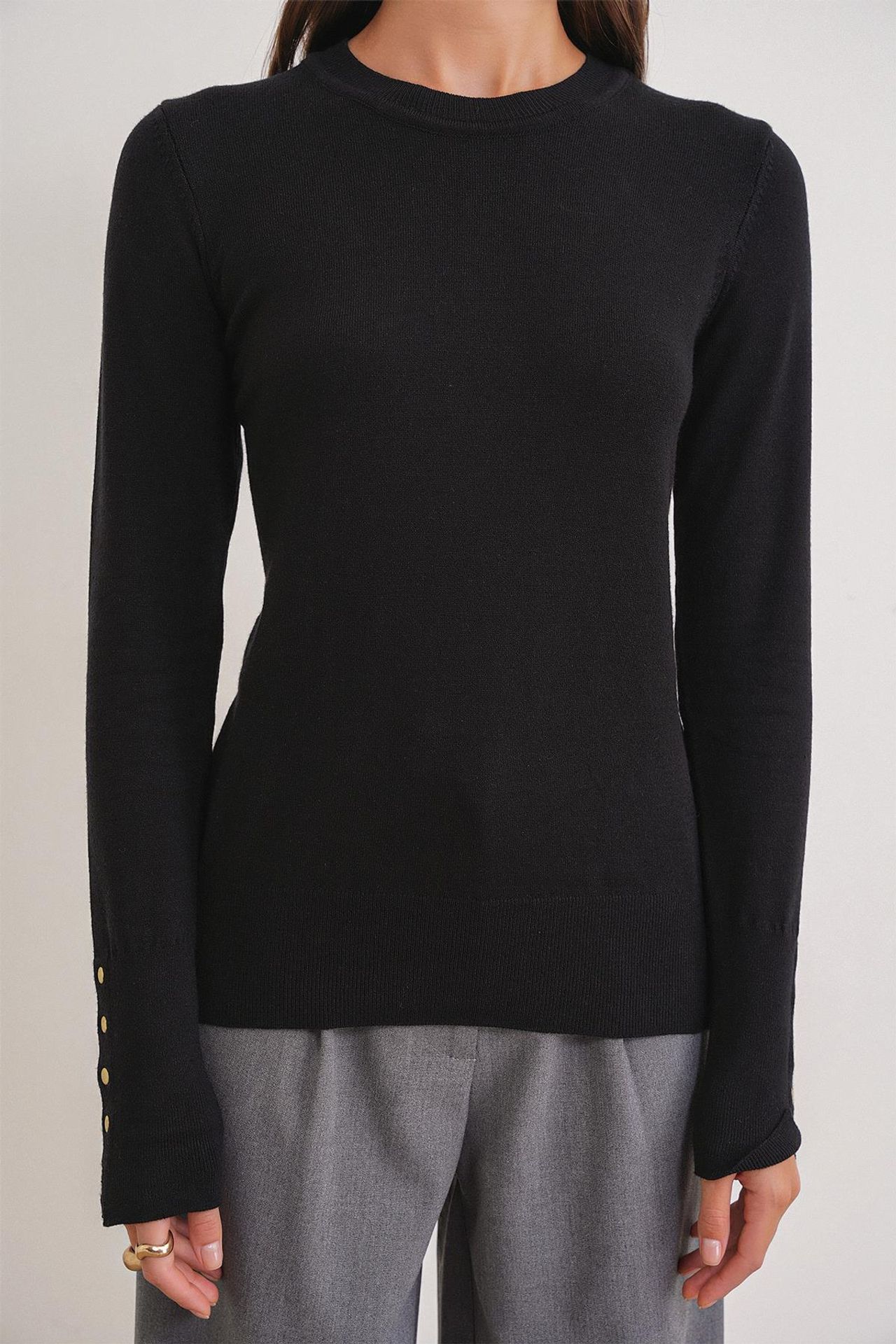 Mixray Crew Neck Knit Sweater 5