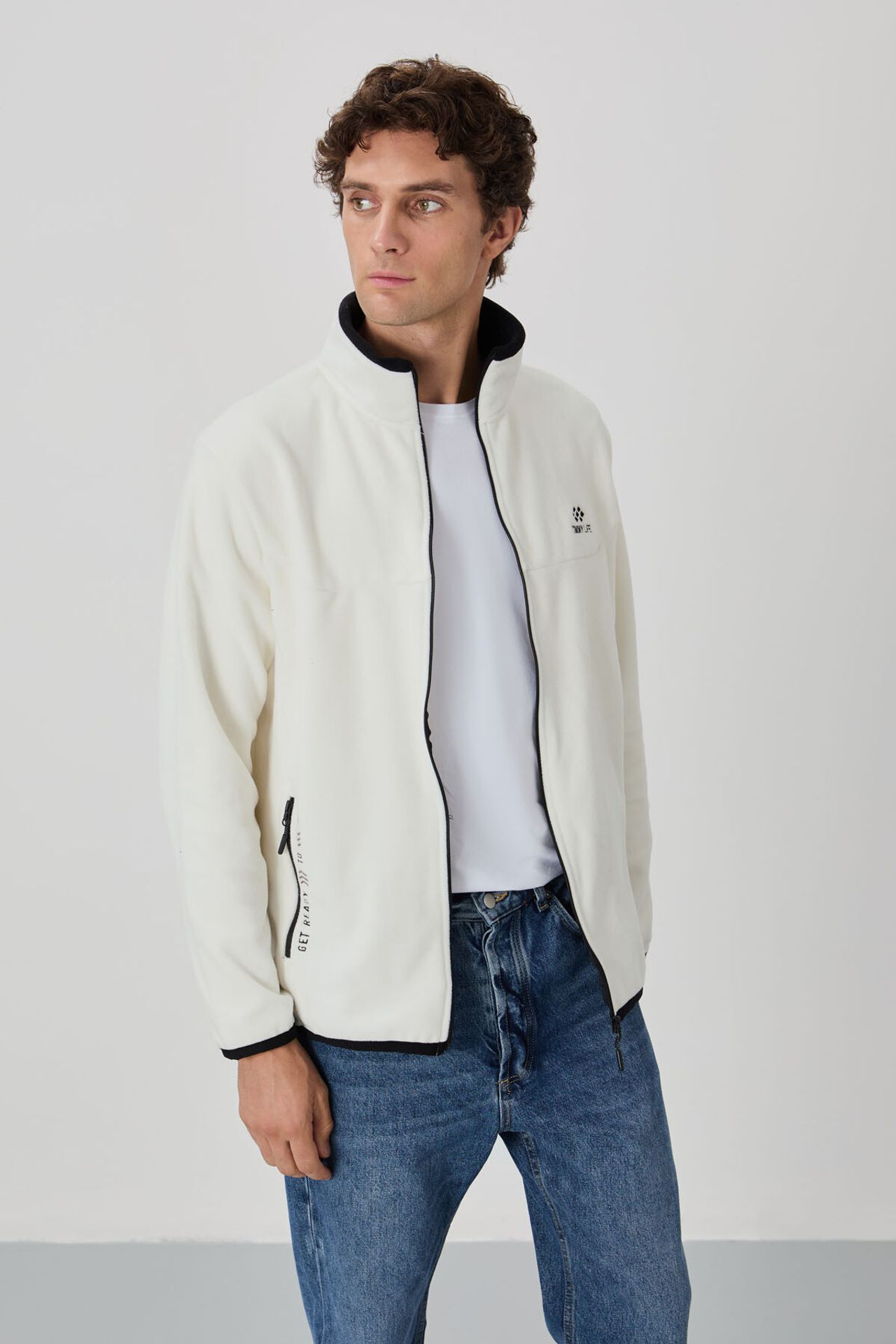 TOMMY Men's Plush Zip-front Sweatshirt 3