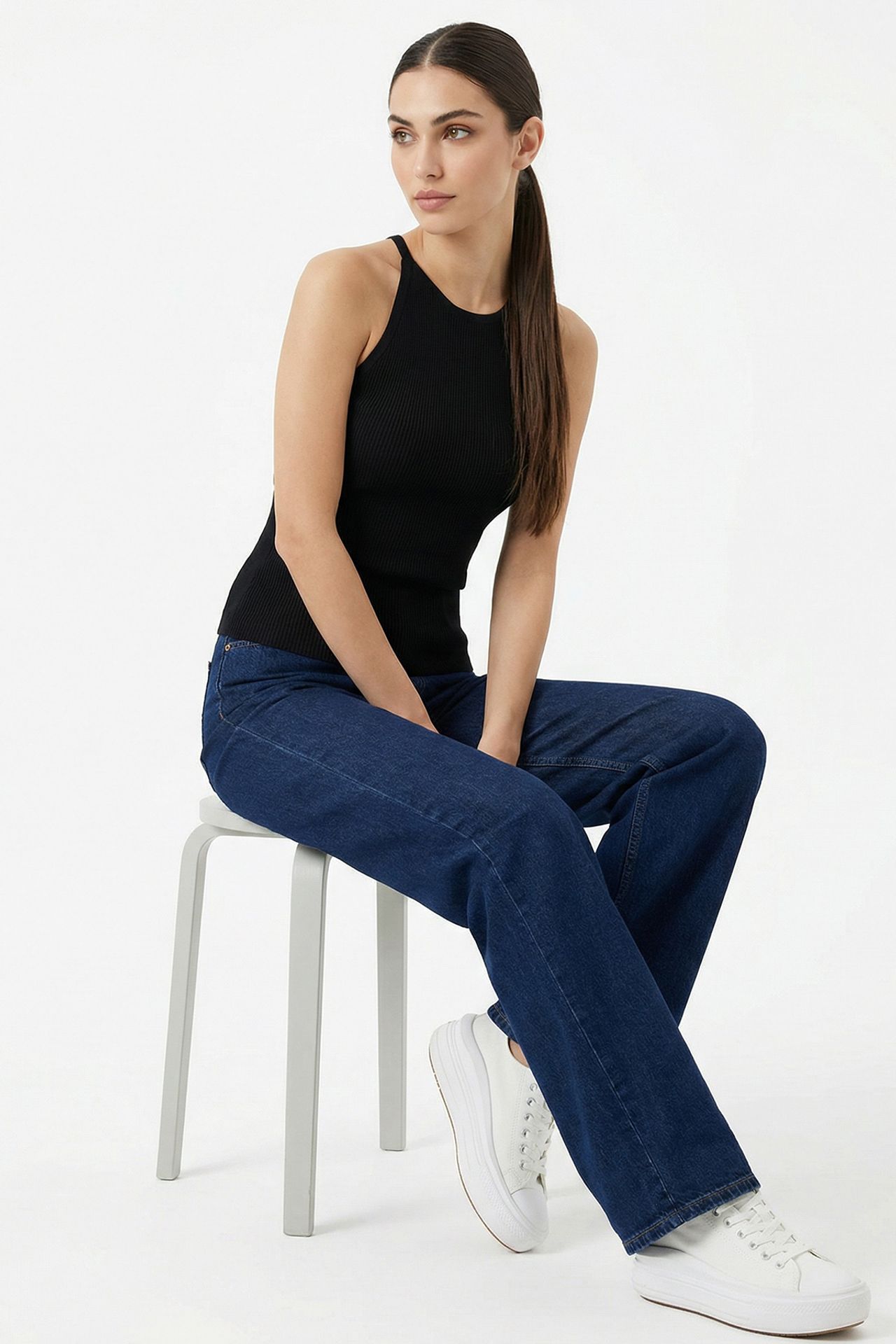 BDART Ribbed Sleeveless Crew Neck Tank Top 3
