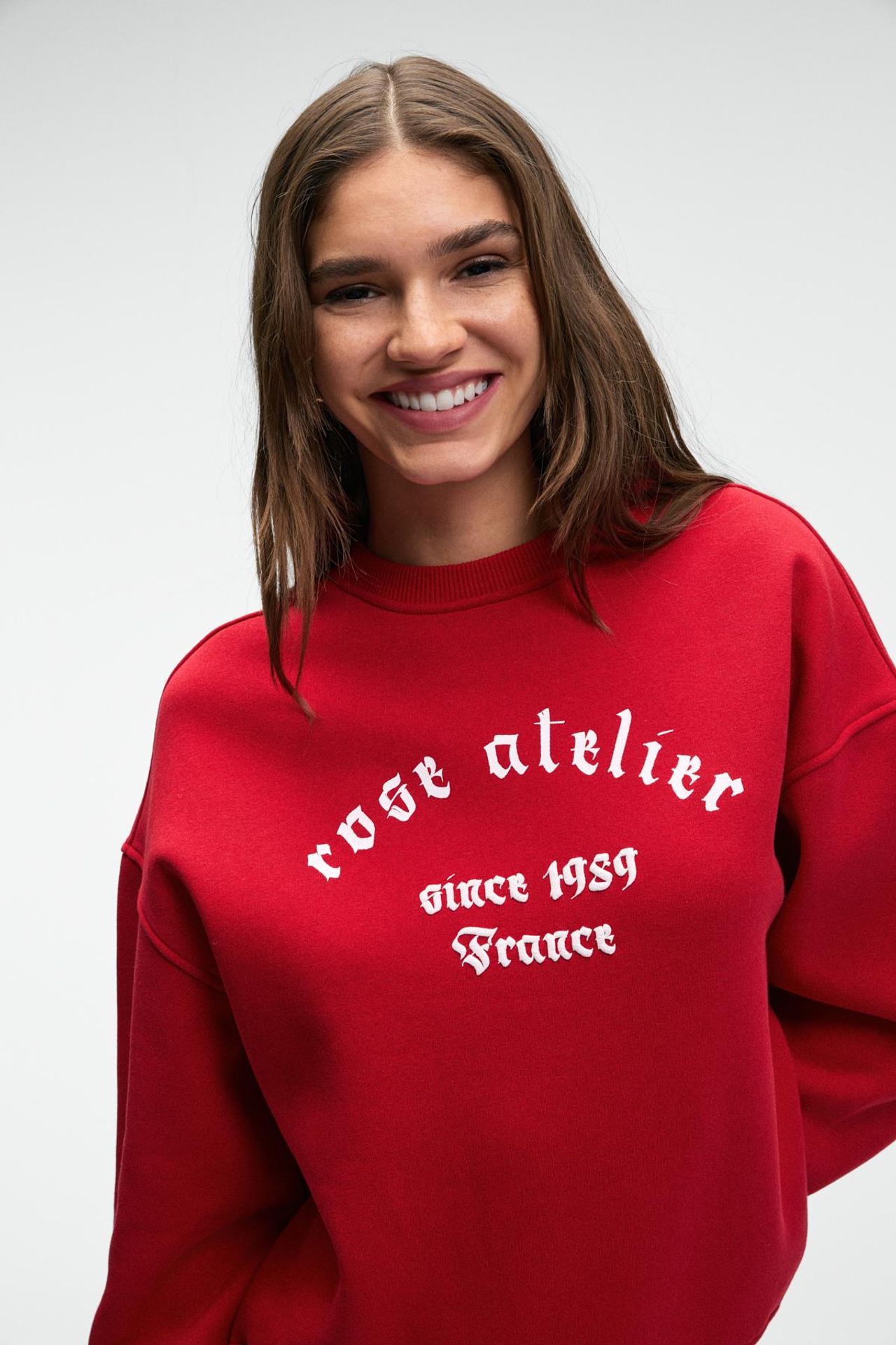 GRIMELANGE Printed Crew Neck Sweatshirt 3